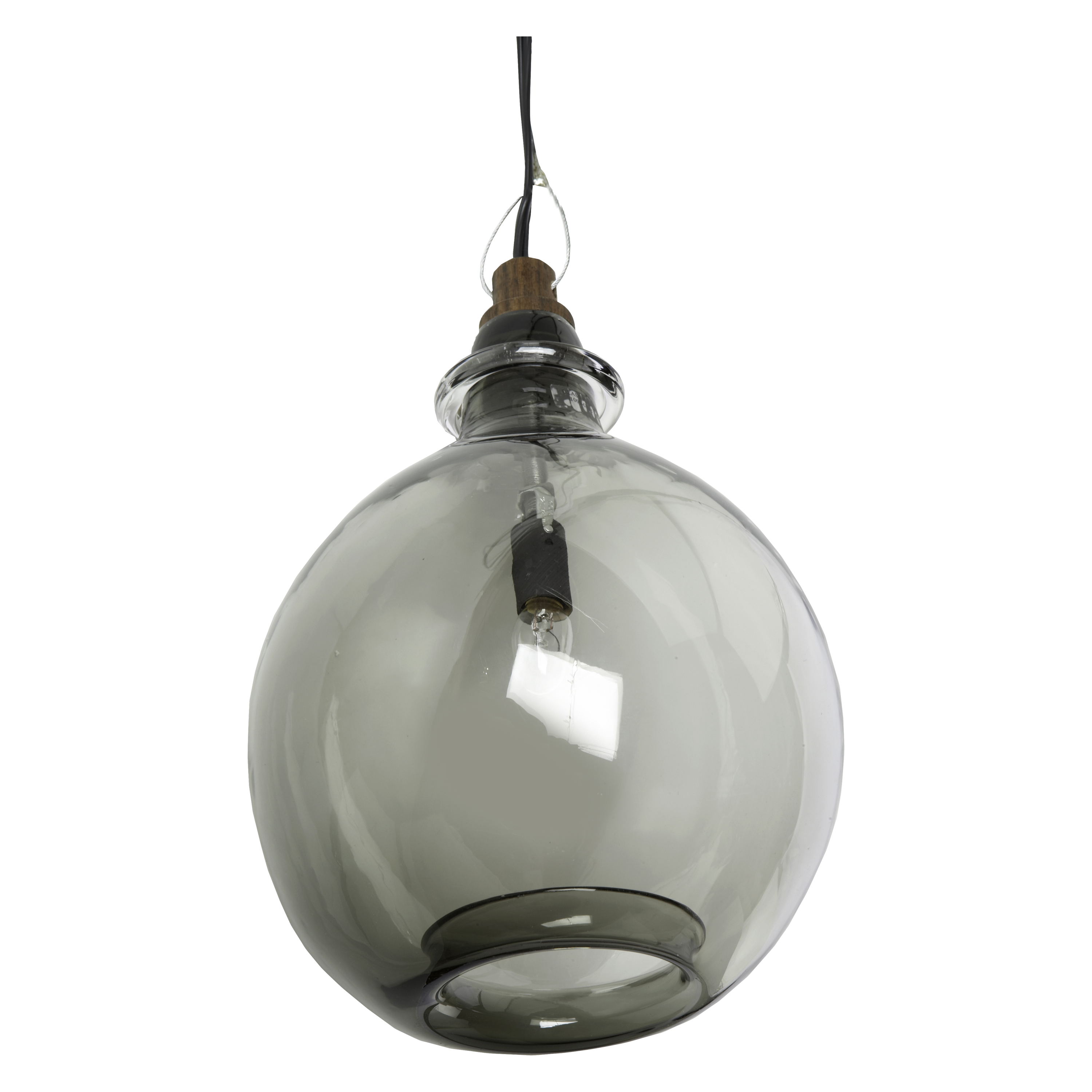 Glass Jug Pendant Smoke