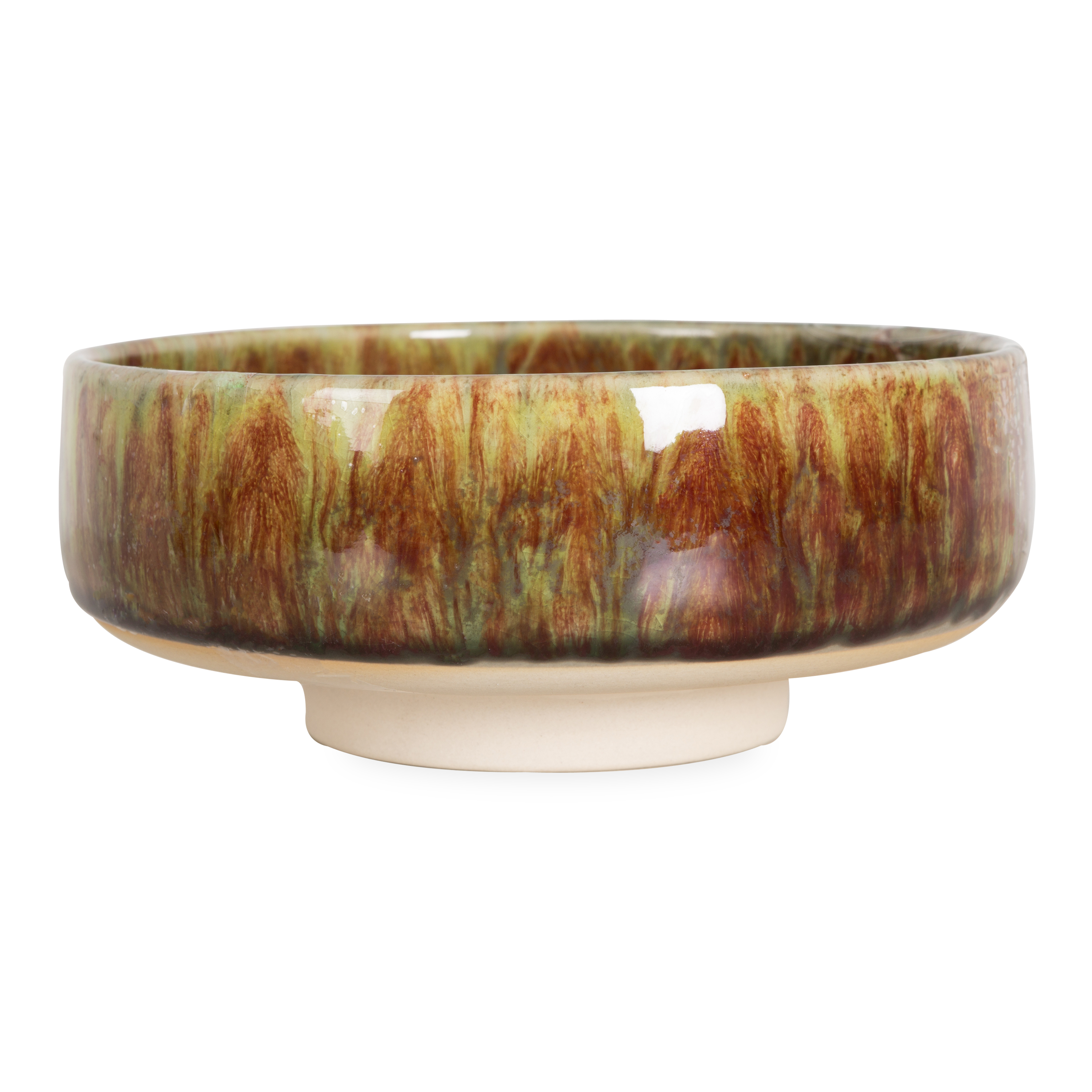 Defined by it's unique flowing glaze and its elegant footed silhouette, the Christian Tortu Ceramic Dish is carefully handmade and glazed by ceramic craftsmen in Portugal.