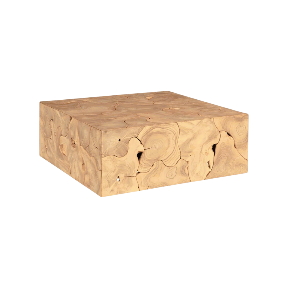 Teak Slice Coffee Table
