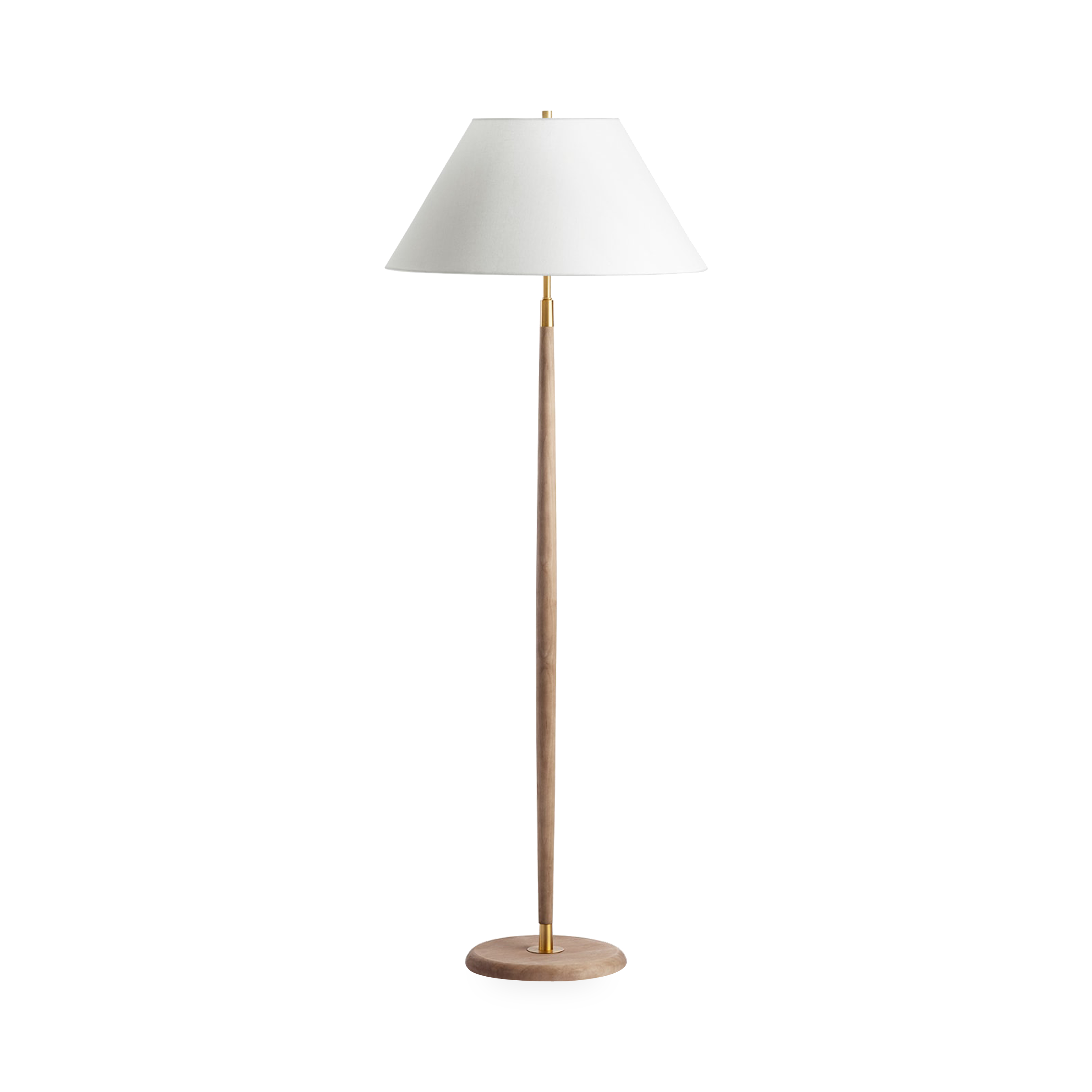 Add warm rustic tones to your space with the Portland Floor Lamp.