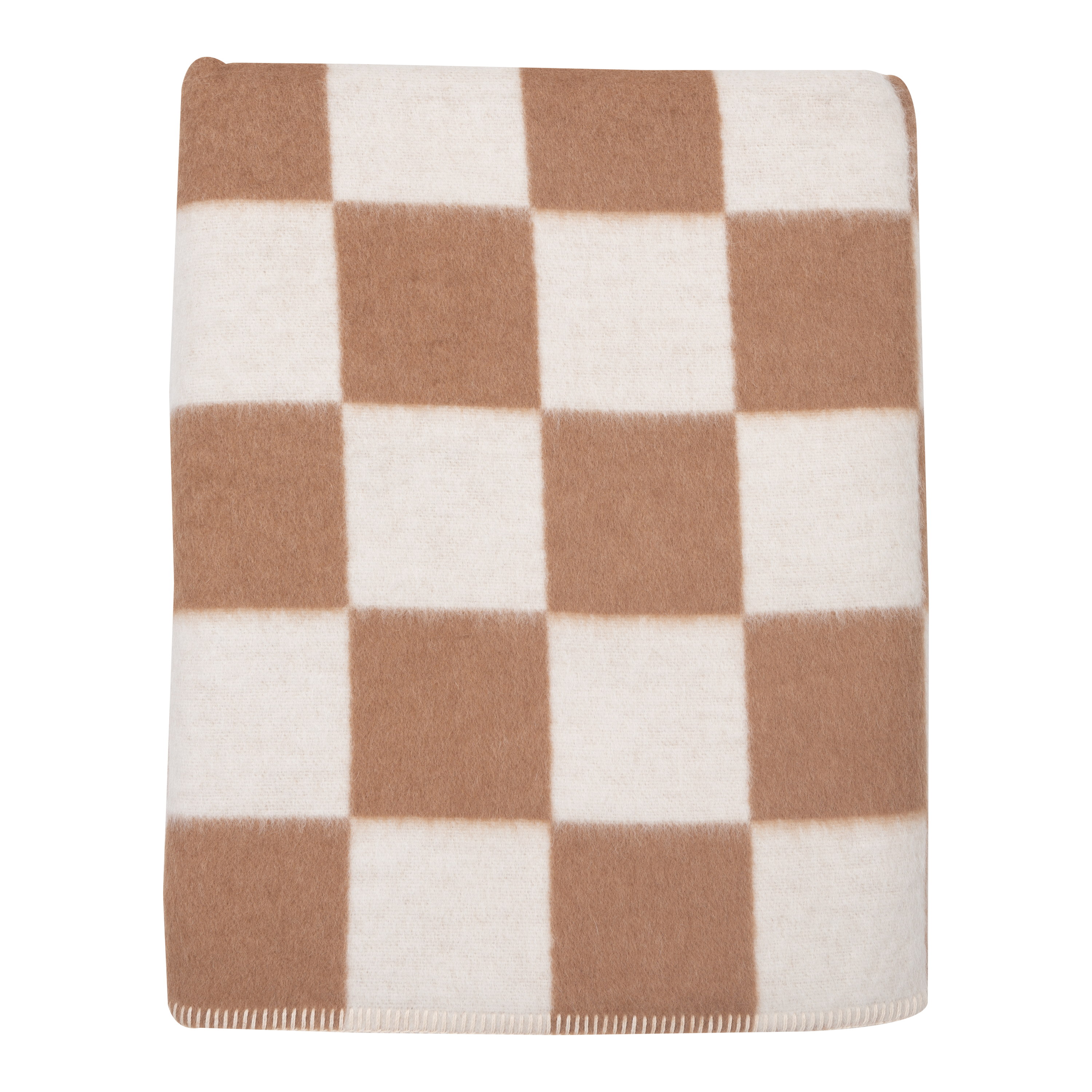 Presenting a luxuriously soft texture, the Crosby Check Throw is woven with natural superfine alpaca wool and undyed Peruvian cotton.
