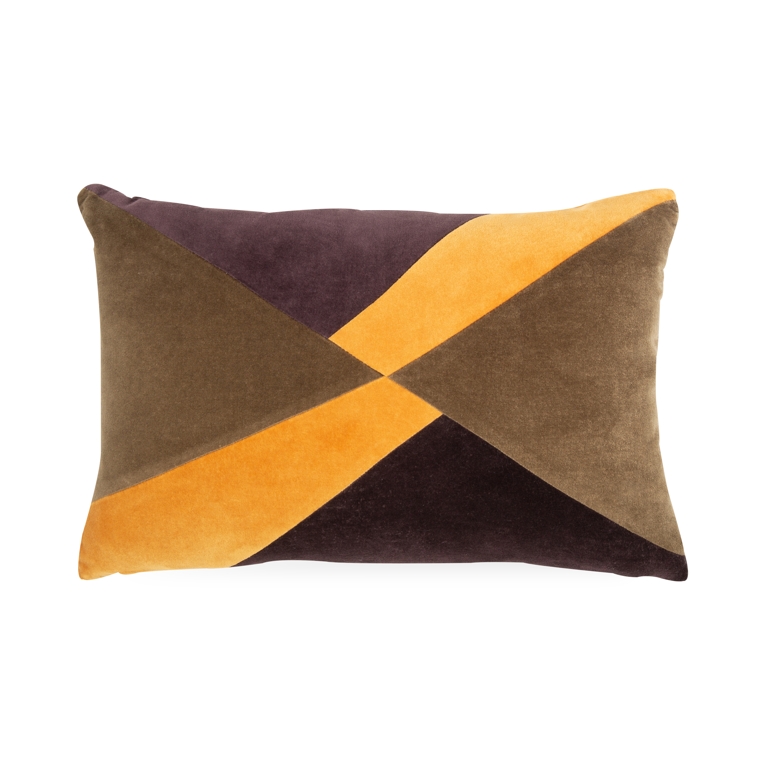 Adding a layer of dynamic design and visual depth, the Velvet Prism Pillow provides a variety of expressions of colours that can elevate any living area it resides in.