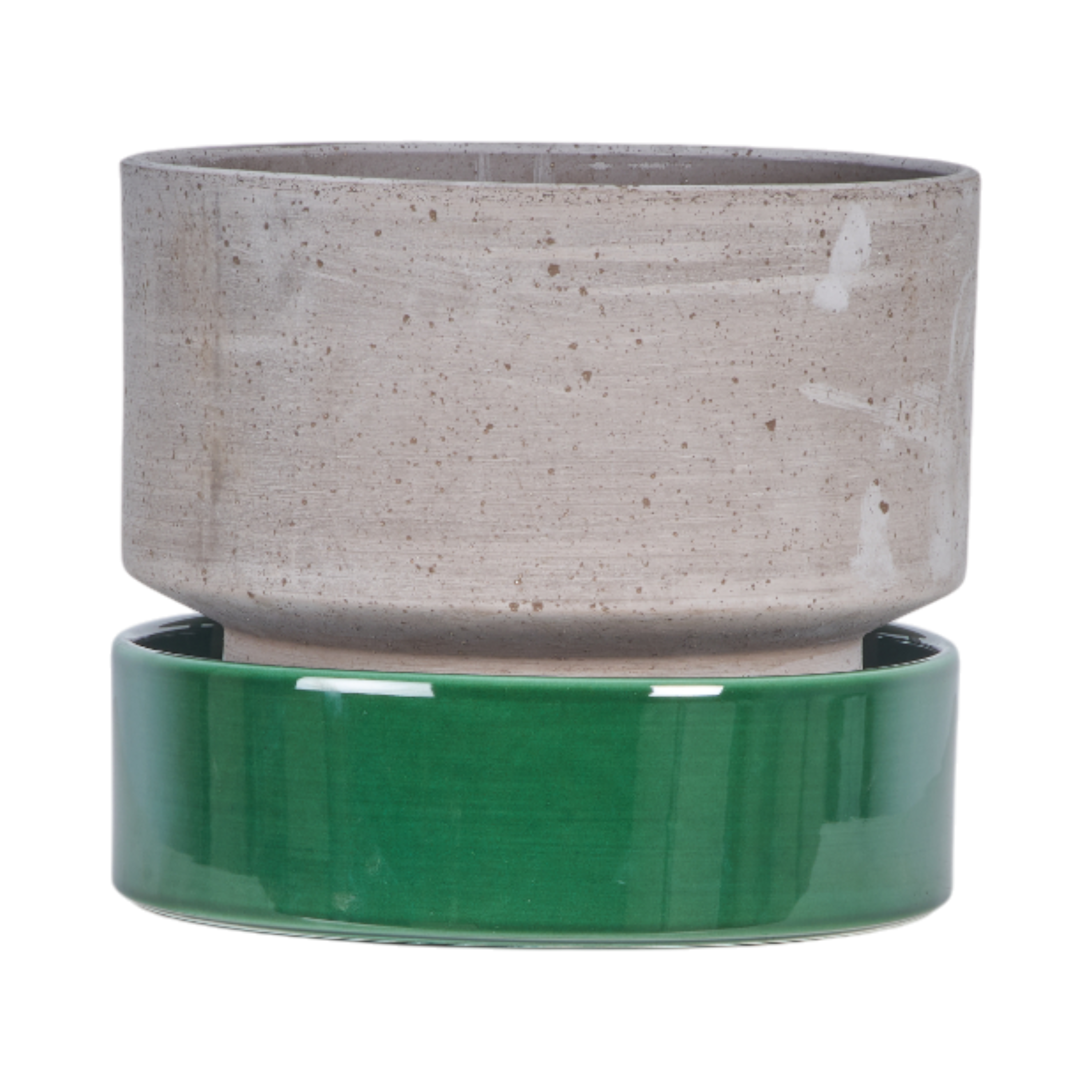 Hoff Mix Pot/Saucer
