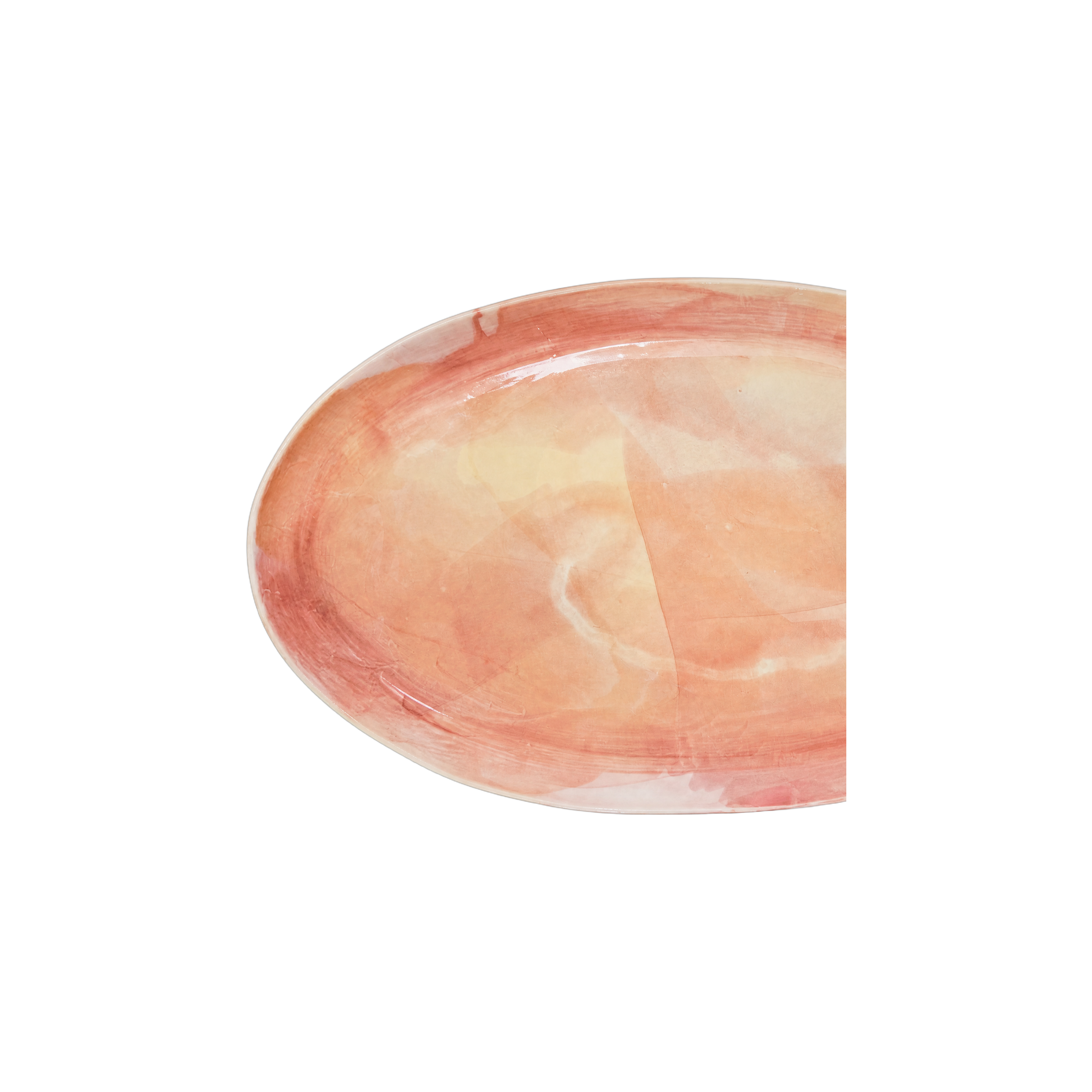 Aquarello Oval Platter