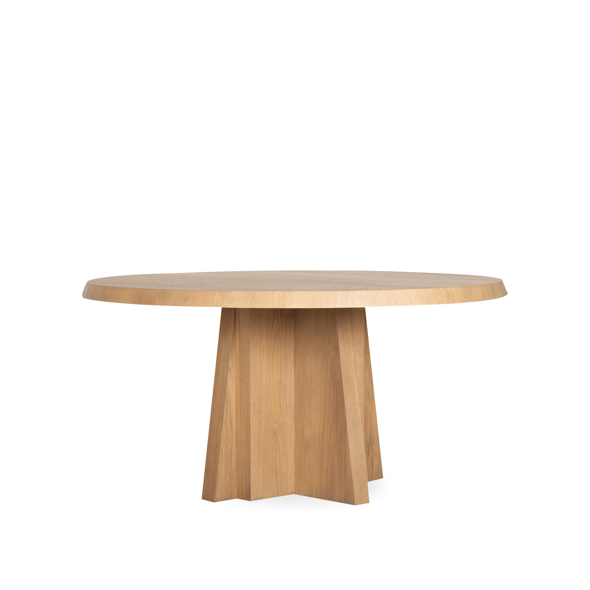 Oblique Round Dining Table