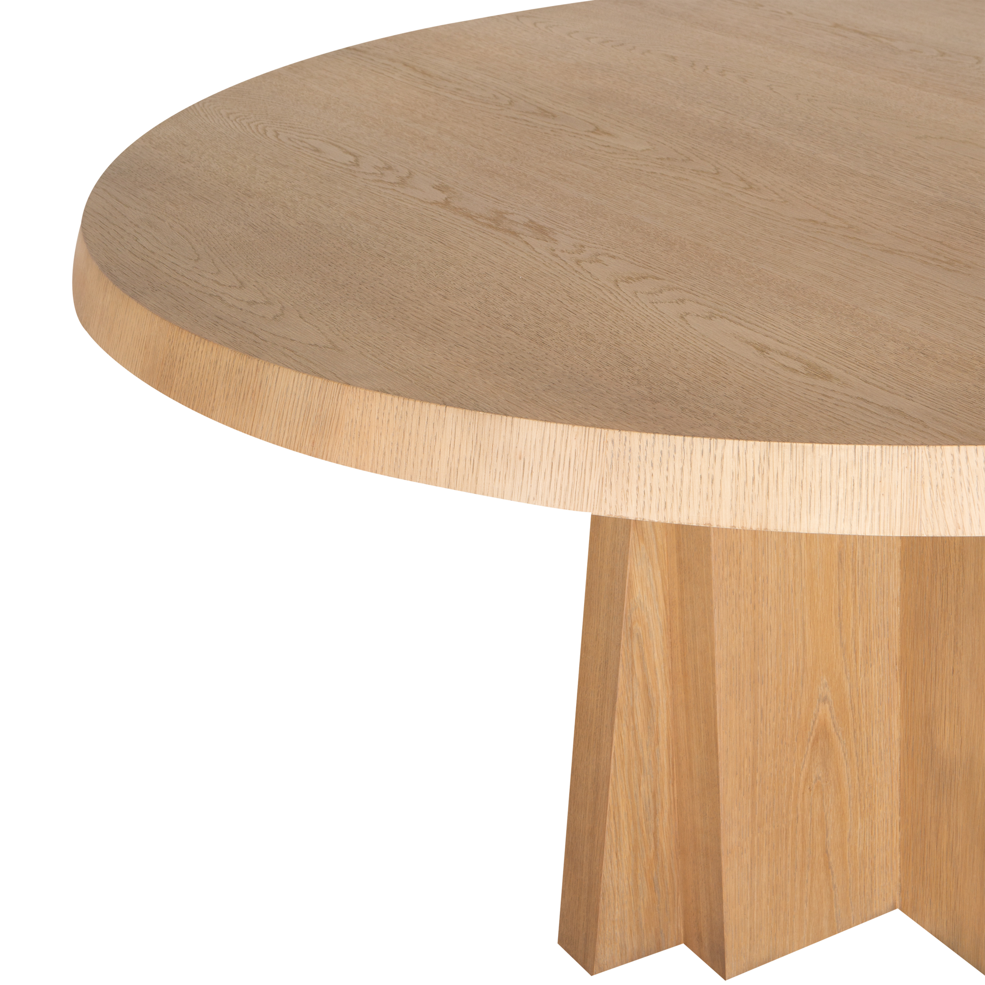 Oblique Round Dining Table
