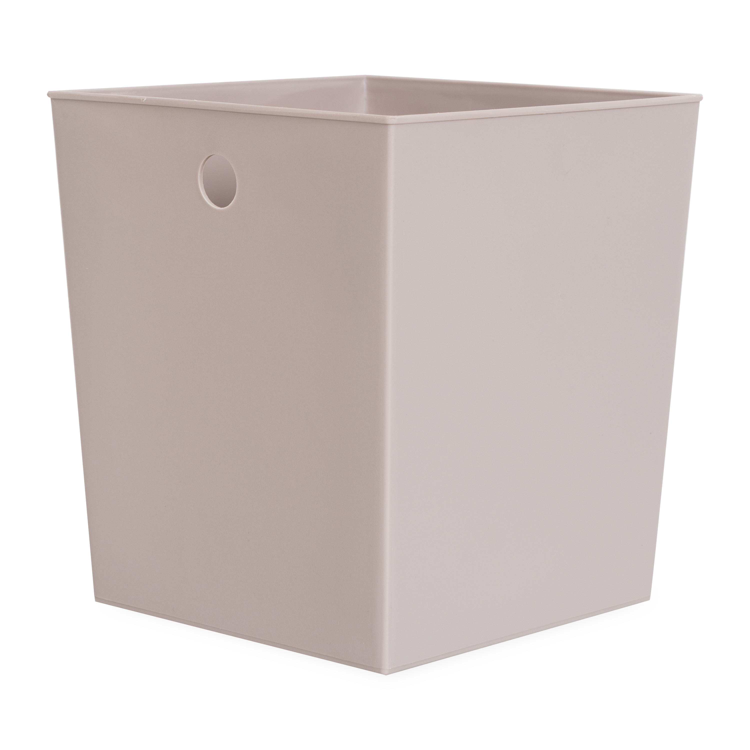 A perfect waste basket liner that is sleek and can fit in any 7" wide and 8" tall waste basket.
