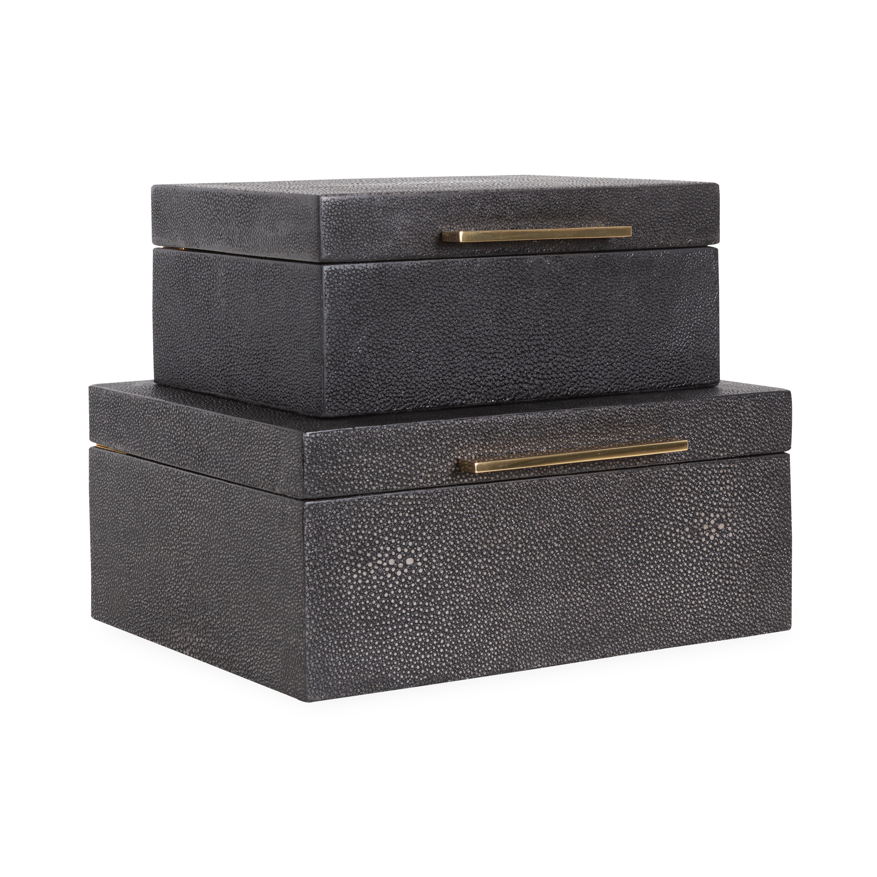 Faux Shagreen Box