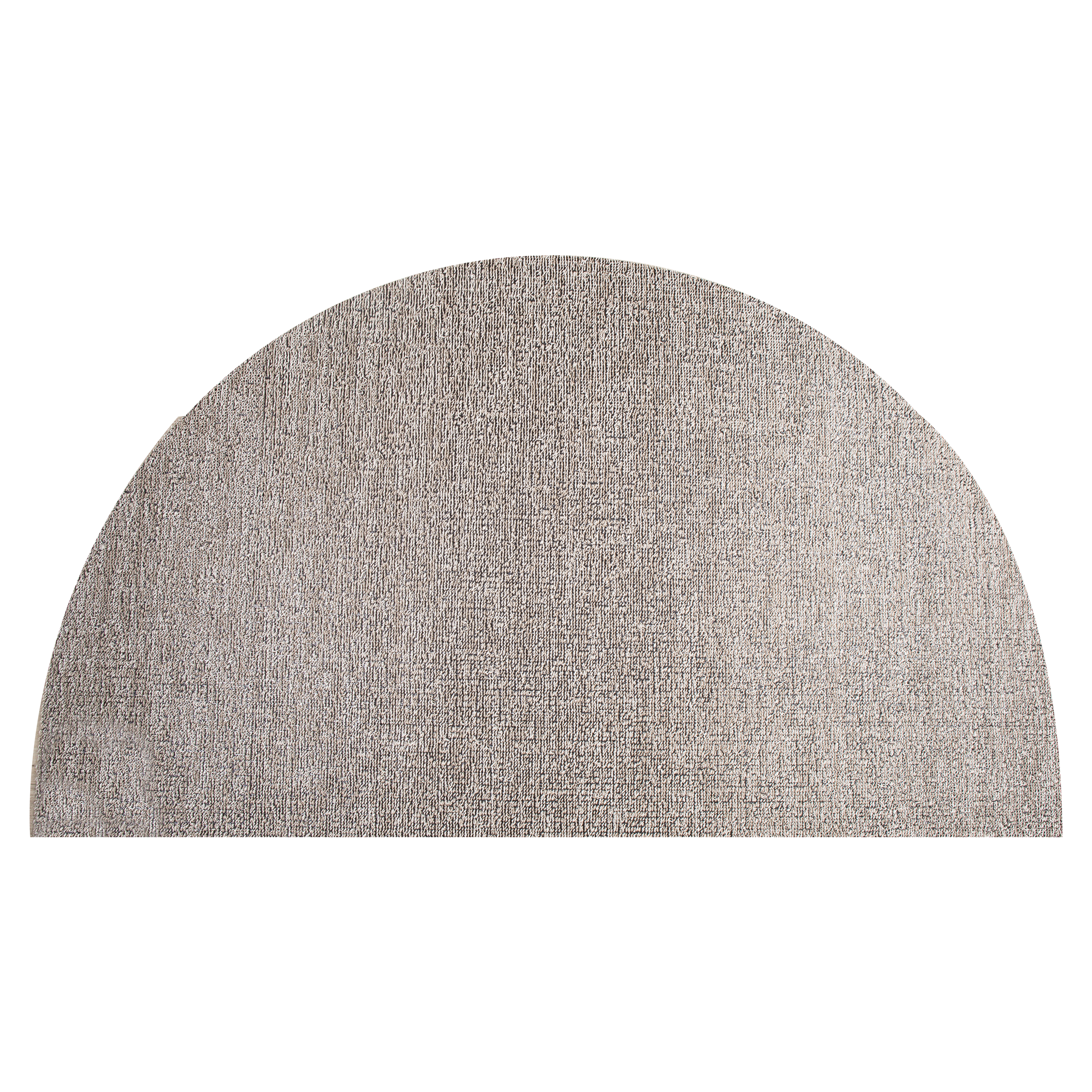 Tufted, crush-proof texture created by looped vinyl yarns.