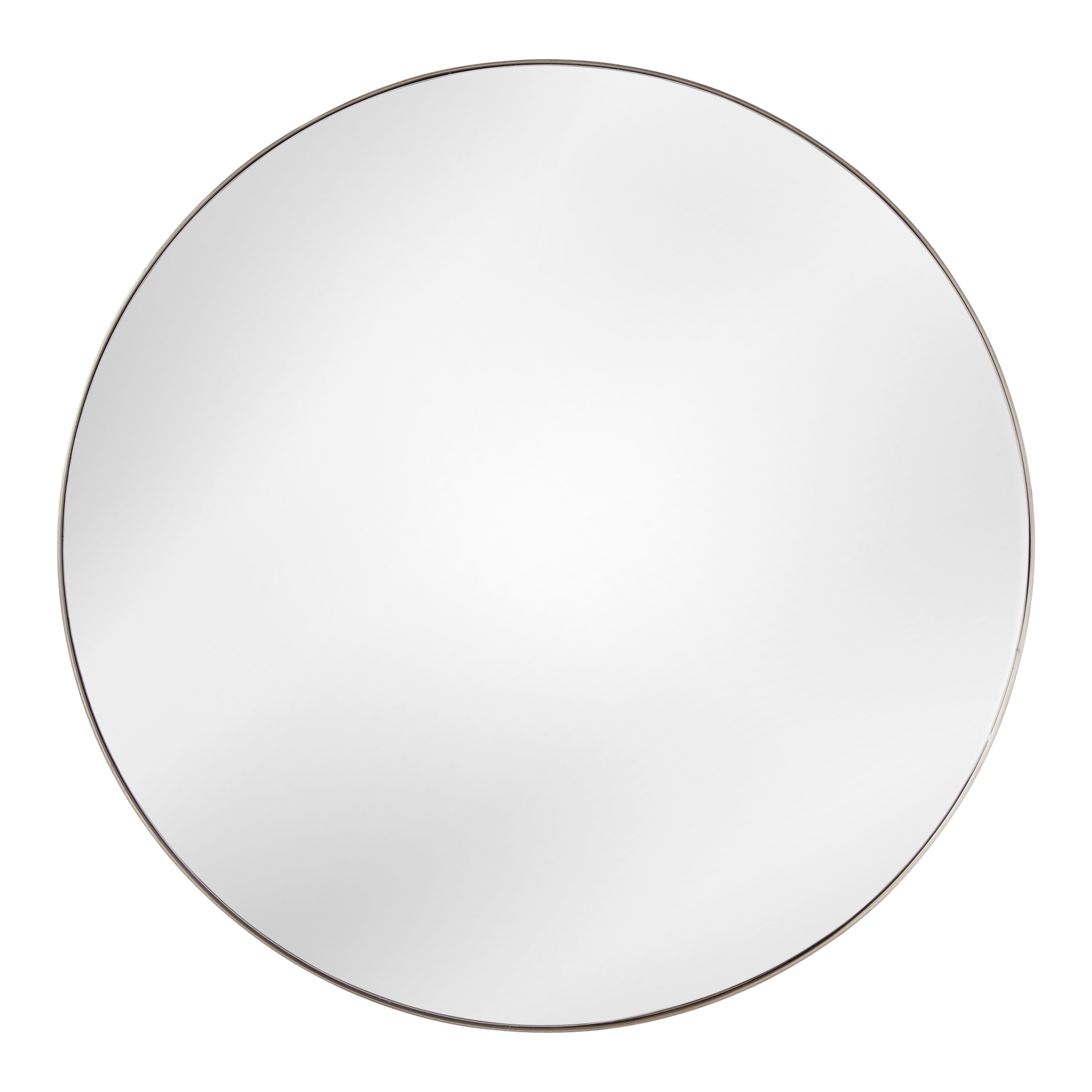 The Pisces Wall mirror shows the elegance of simplicity with a thin metal frame finished in silver.