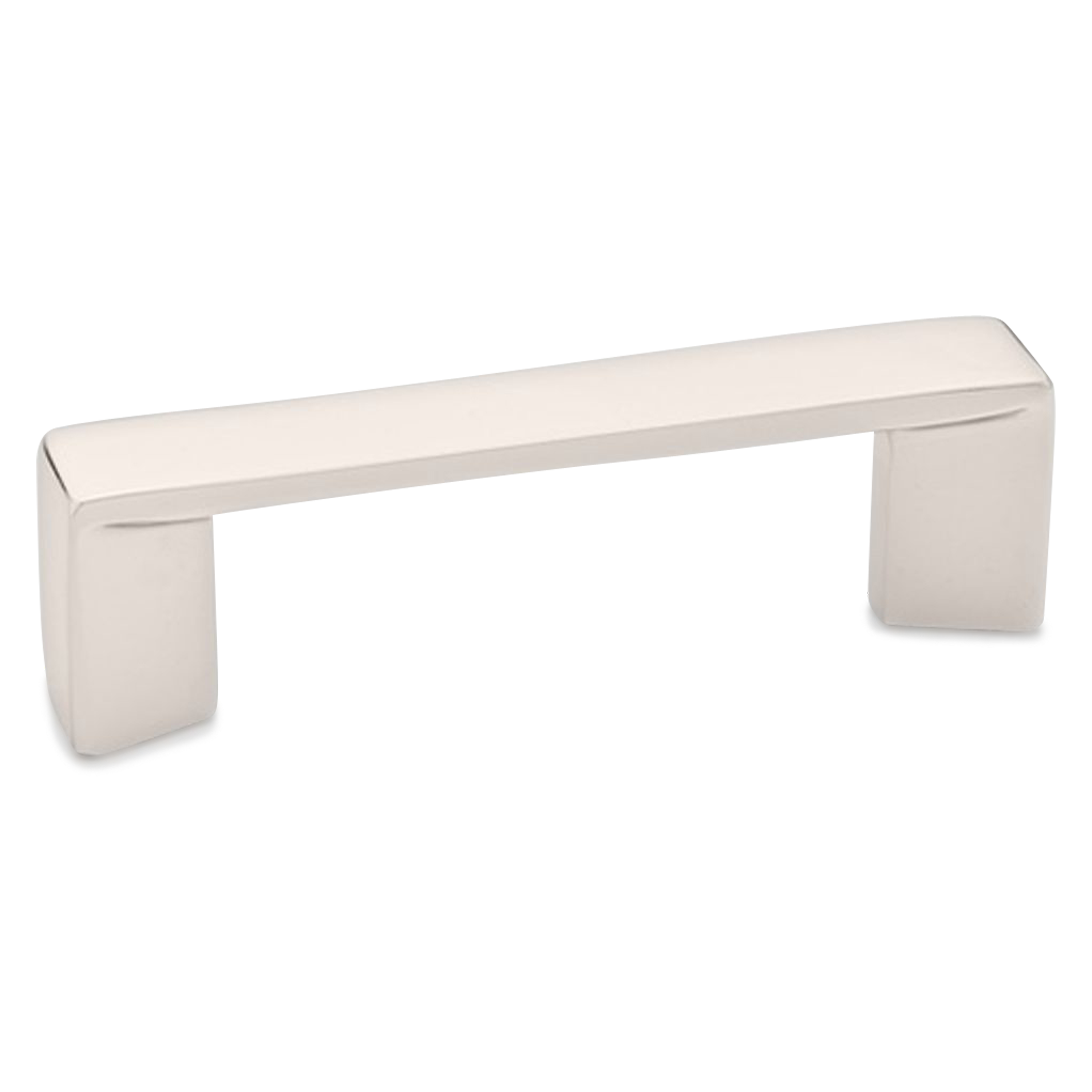 A modern and seamless pull with sleek side handle details.