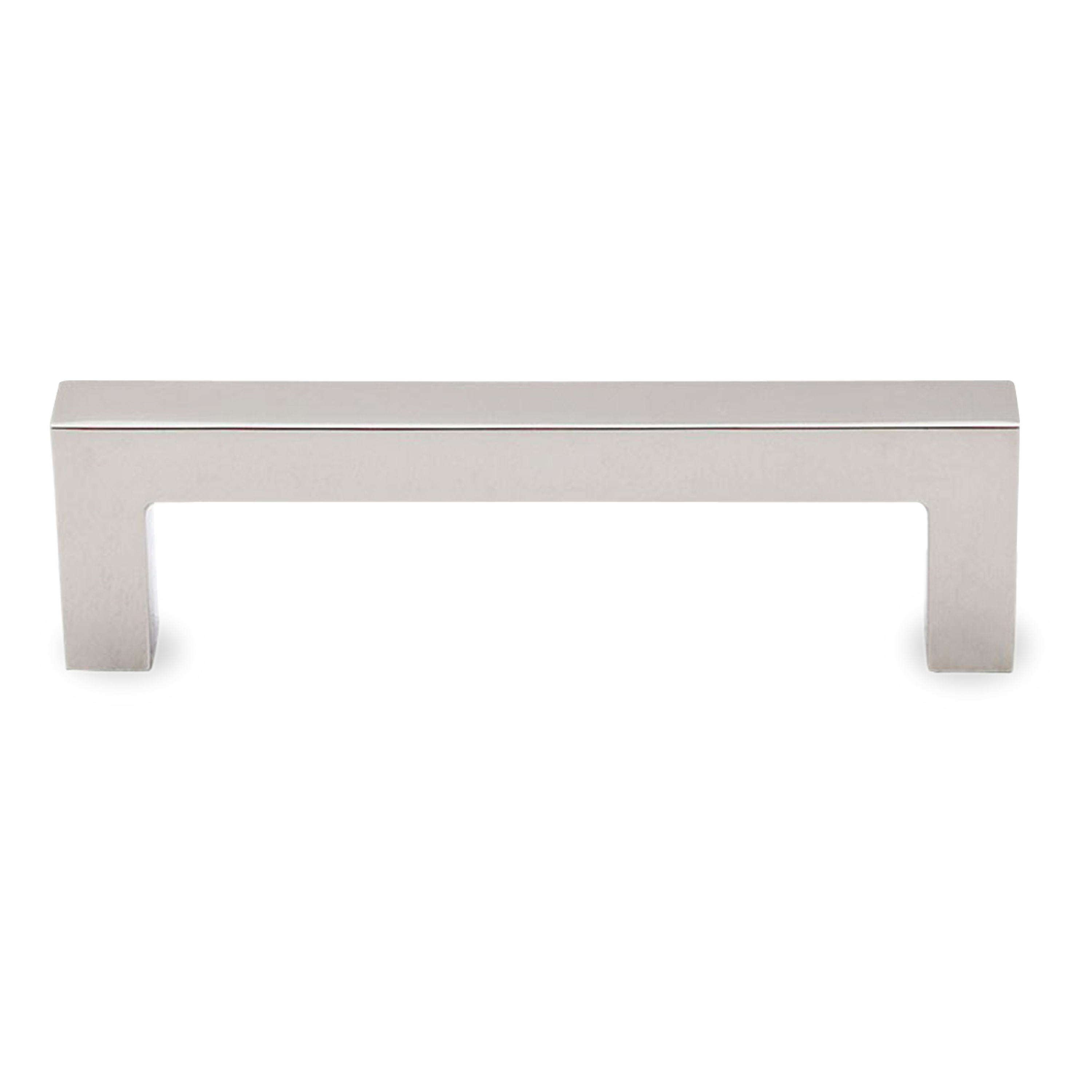 A seamless, contemporary pull with a rectangular shape.