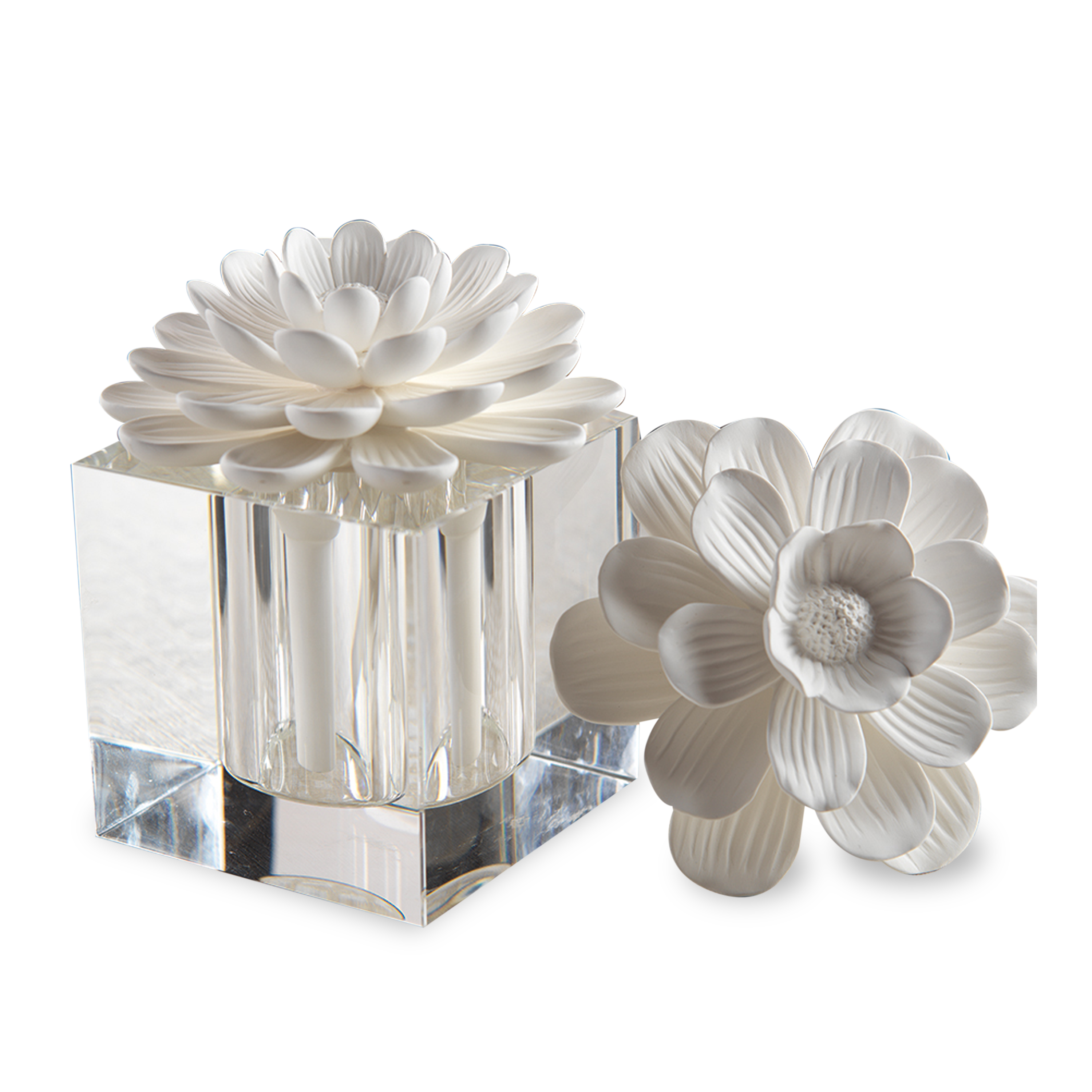 The Modena Crystal Diffuser is a subtle way to softly fragrance a room all day.