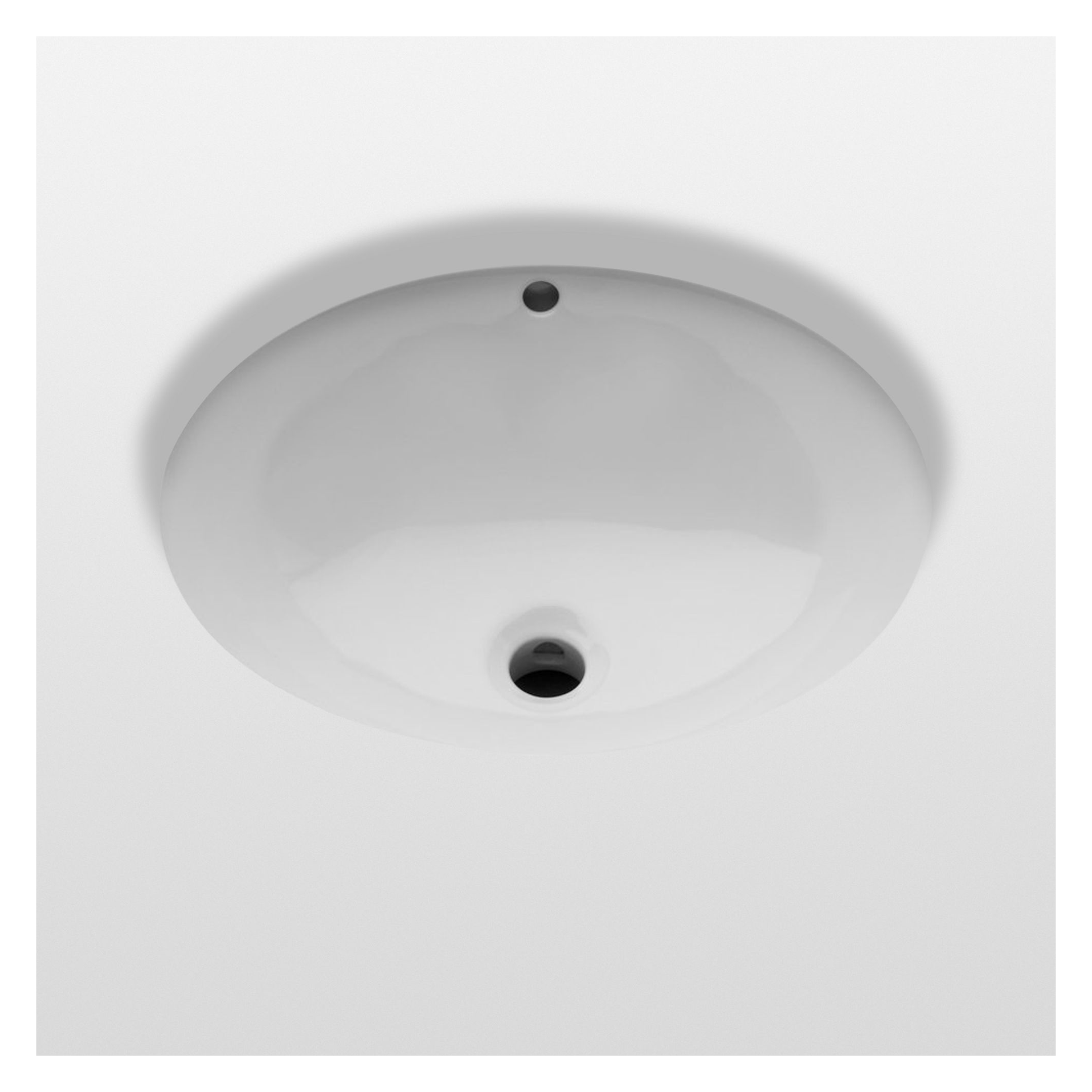 The Waterworks Savoy 18X16 Basin is a clean and simple oval basin with overflow.