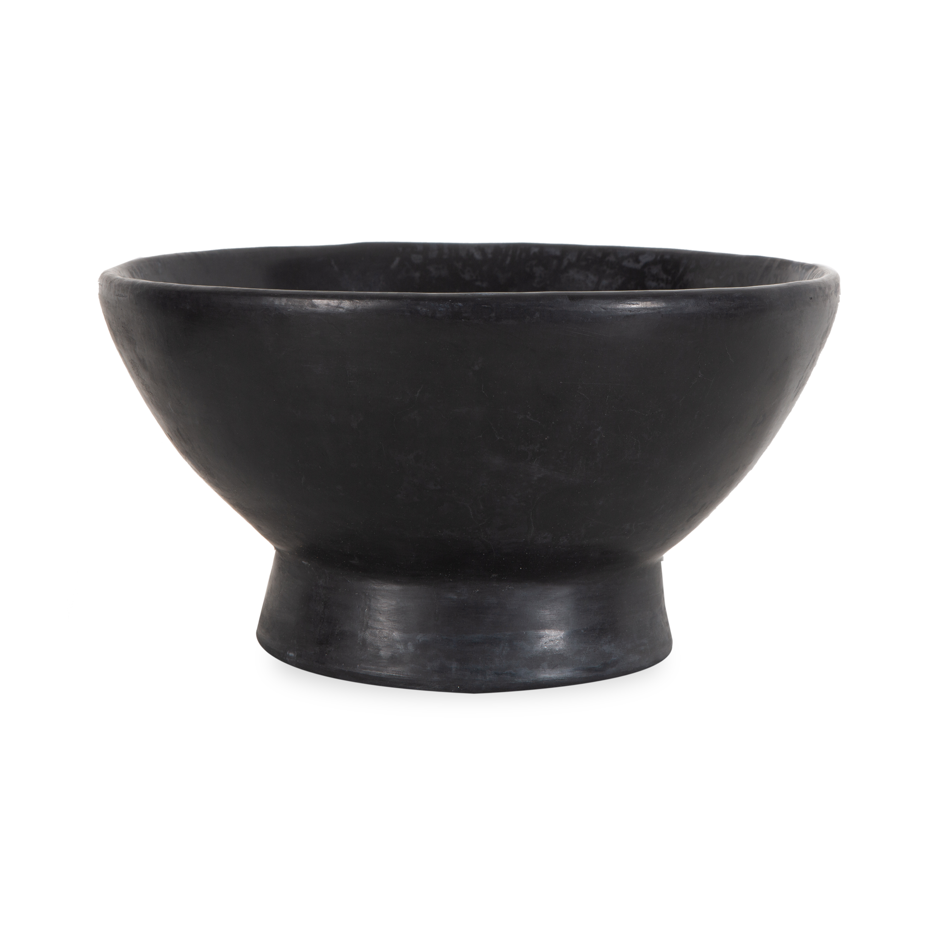 The Pedestal Bowl was hand sculpted by Moroccan artisans to give a unique and organic aesthetic.
