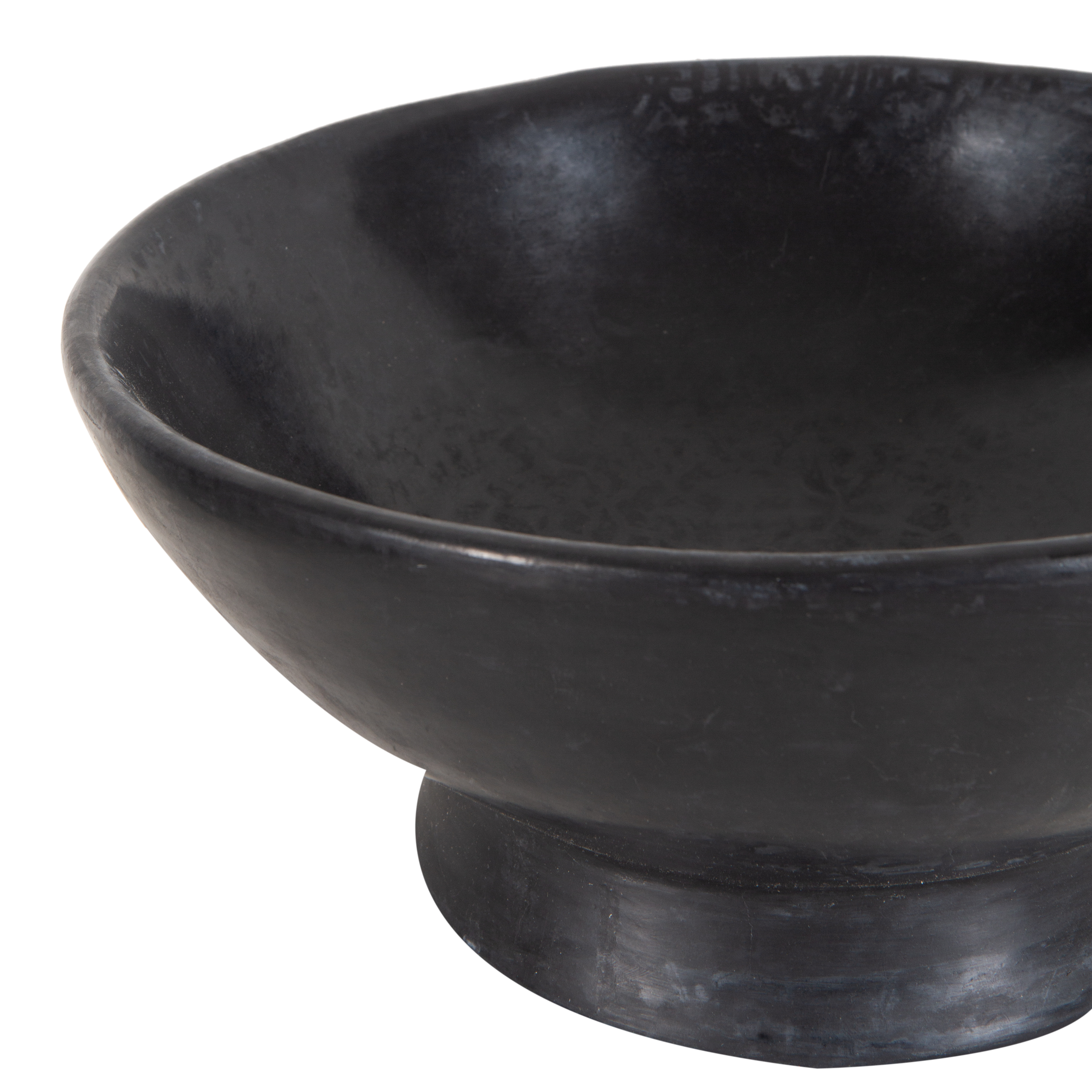 The Pedestal Bowl was hand sculpted by Moroccan artisans to give a unique and organic aesthetic.