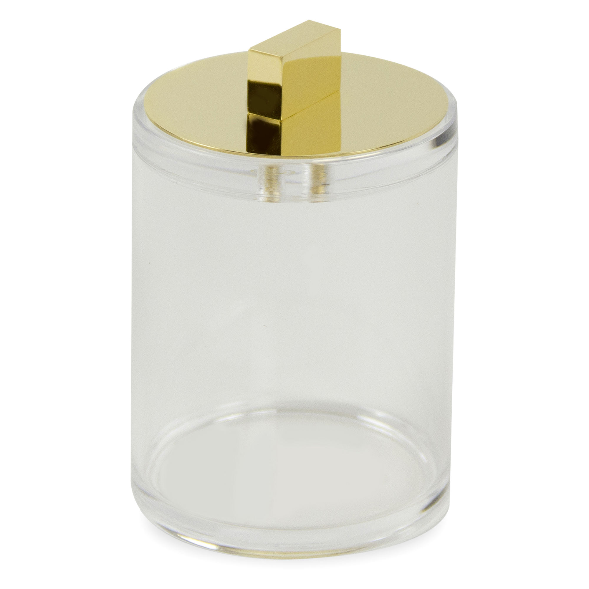 The Sky Collection features durable acrylic with gold accents.
