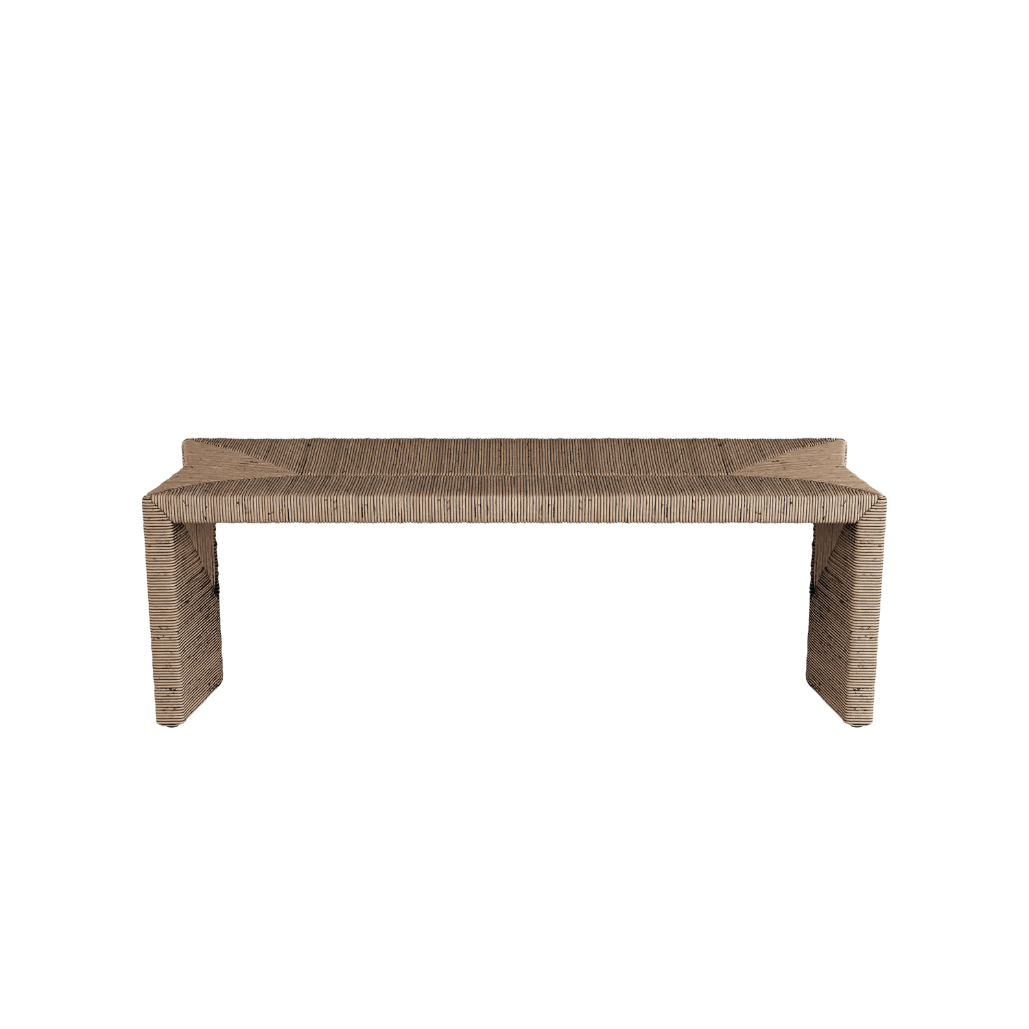 Embracing the organic variations of rattan%2C the Avalon Bench promises a unique and visually striking addition to any space.