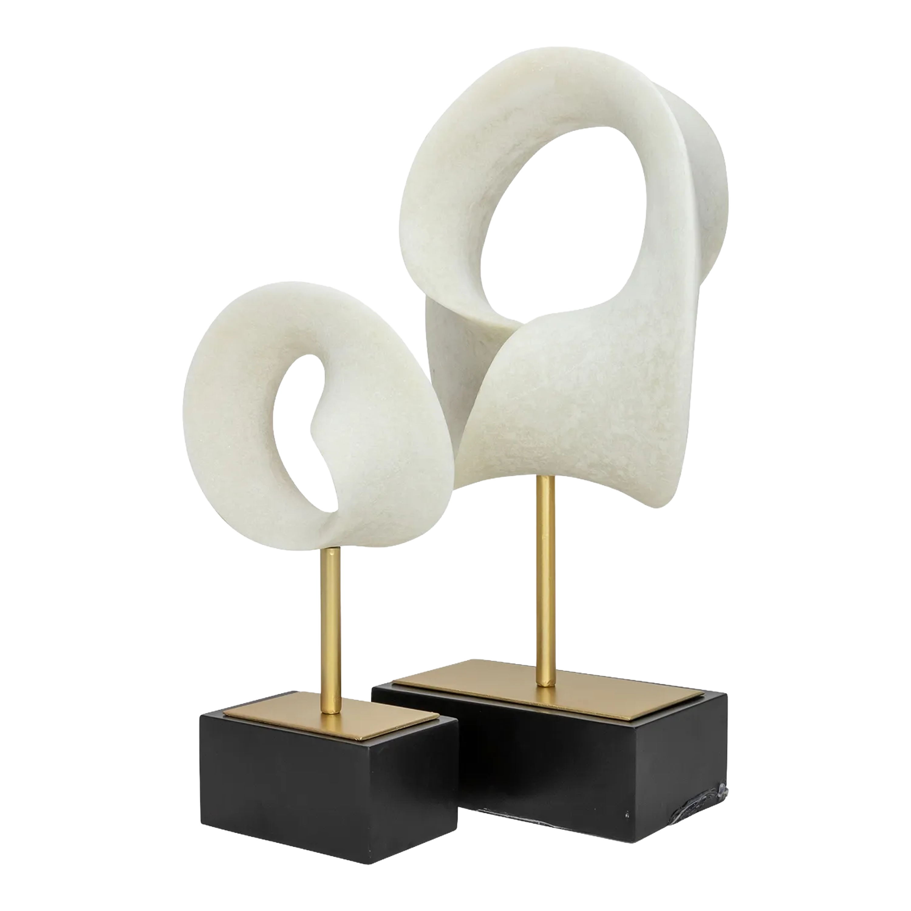 Quartz Ring Sculpture Set