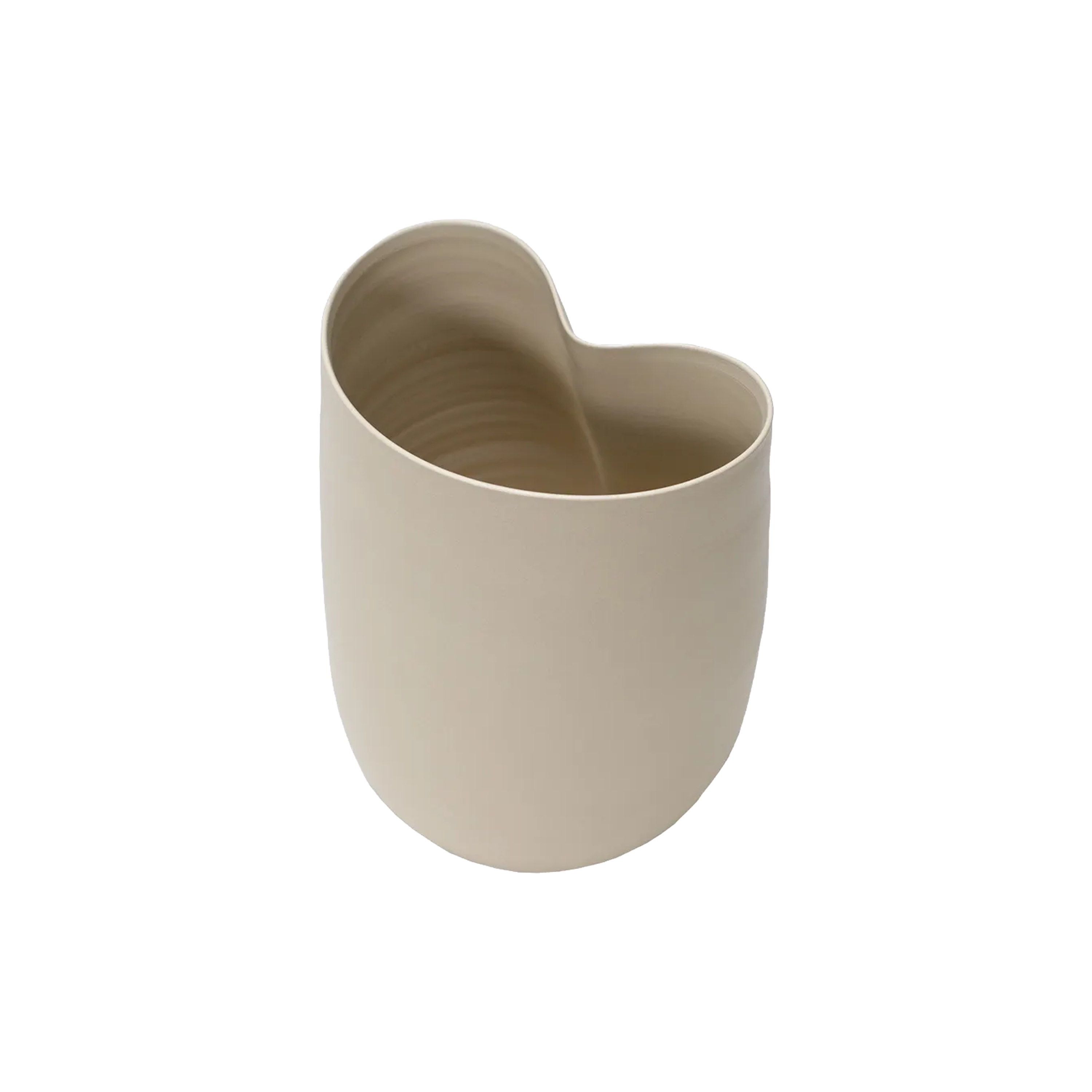 Sculpted Ceramic Tall Vase