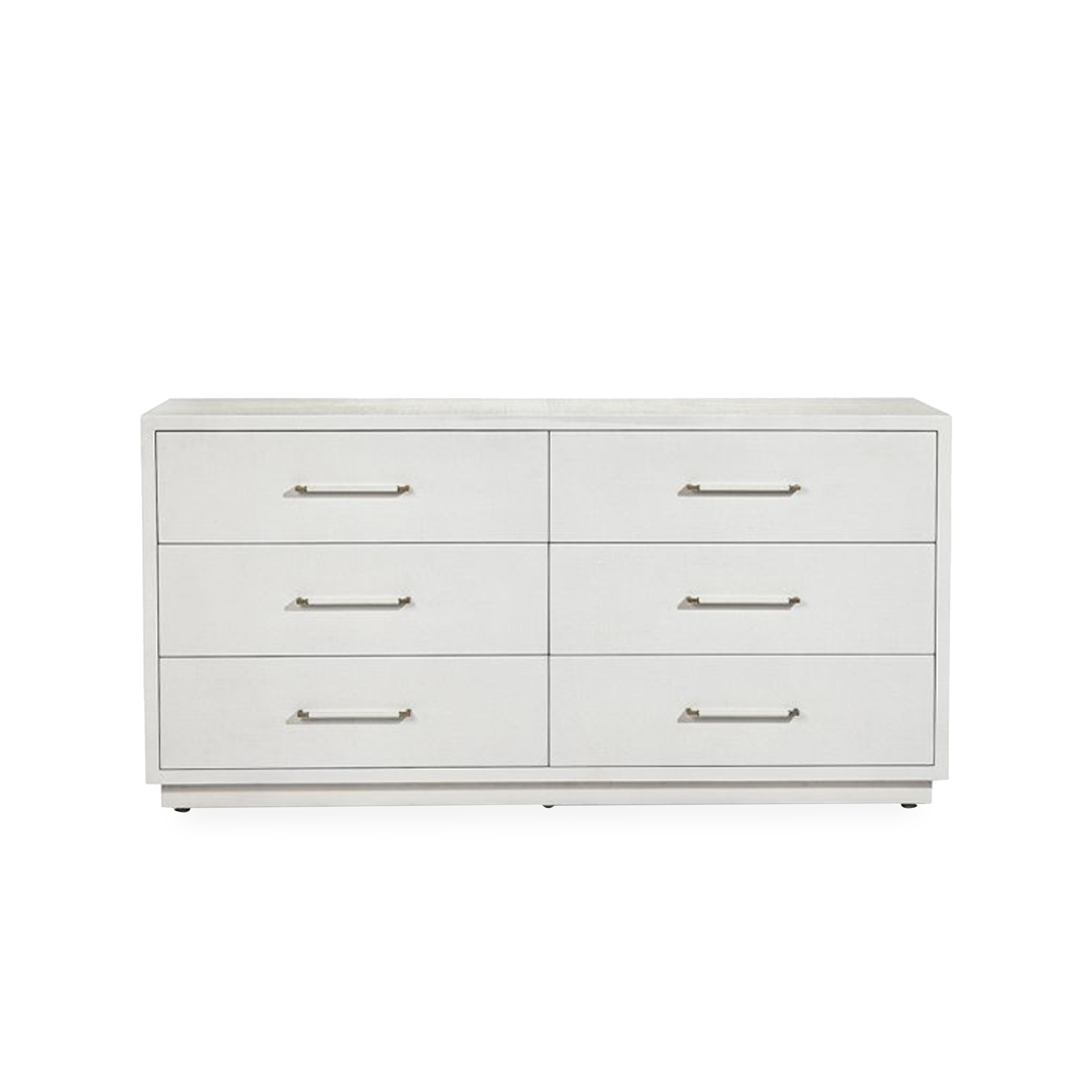 With its clean lines and textured surface, the Bancroft 6-Drawer Dresser offers the ultimate contemporary style for your bedroom.