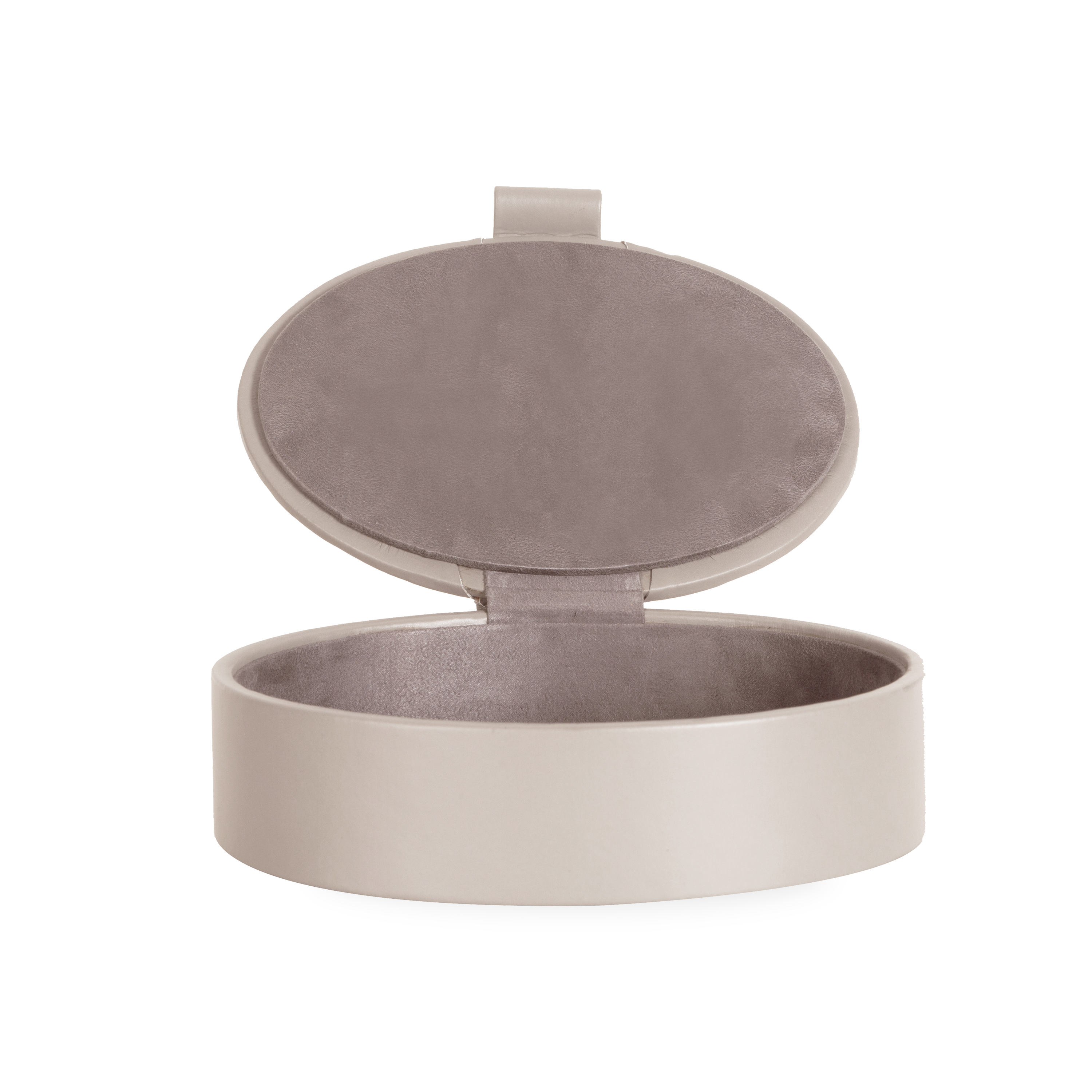 Bring a Barbara Barry classic to your home with the Signature Oval Leather Boxes.