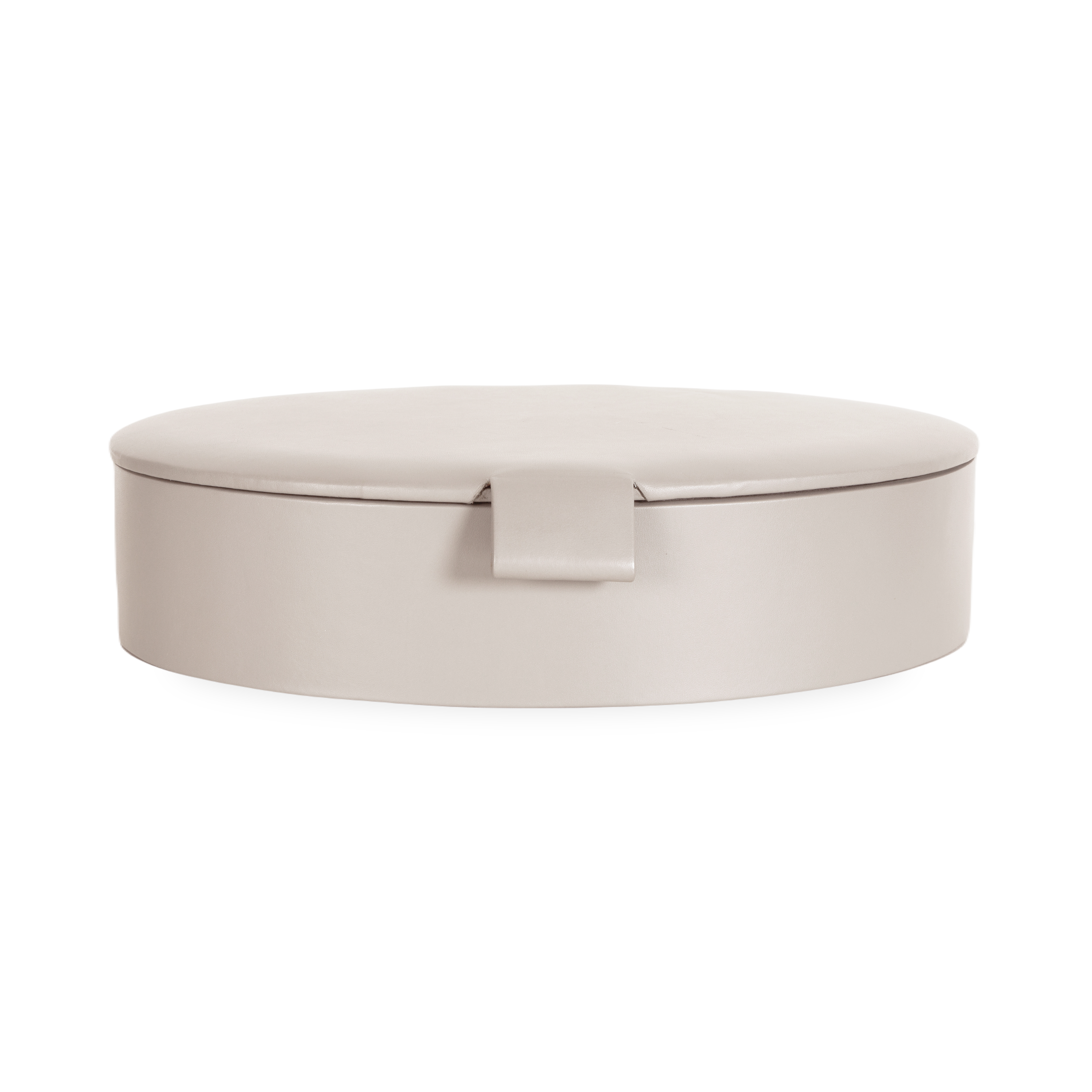 Bring a Barbara Barry classic to your home with the Signature Oval Leather Boxes.