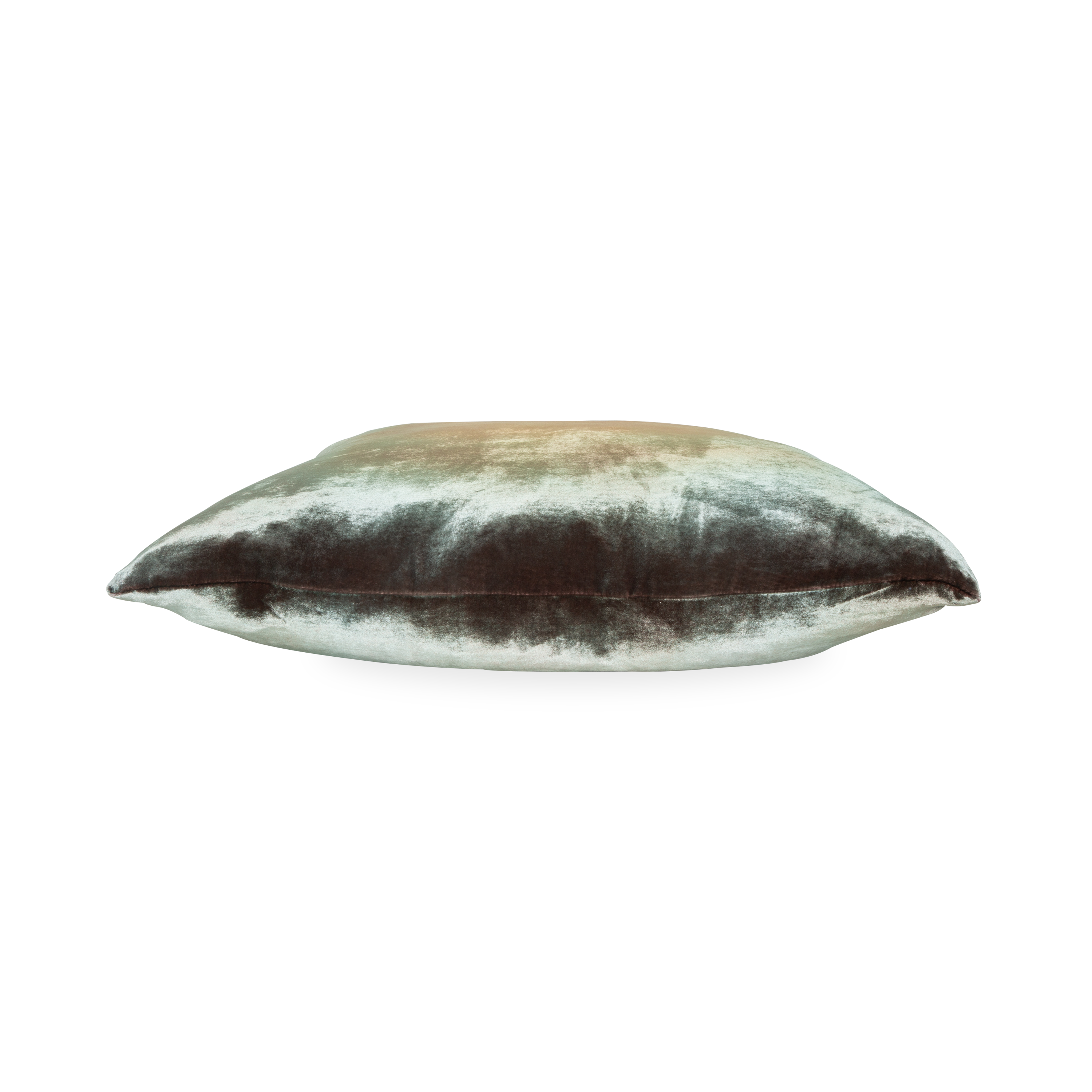 The hand-dyed Velvet Ombre Pillow is composed of striking hues.