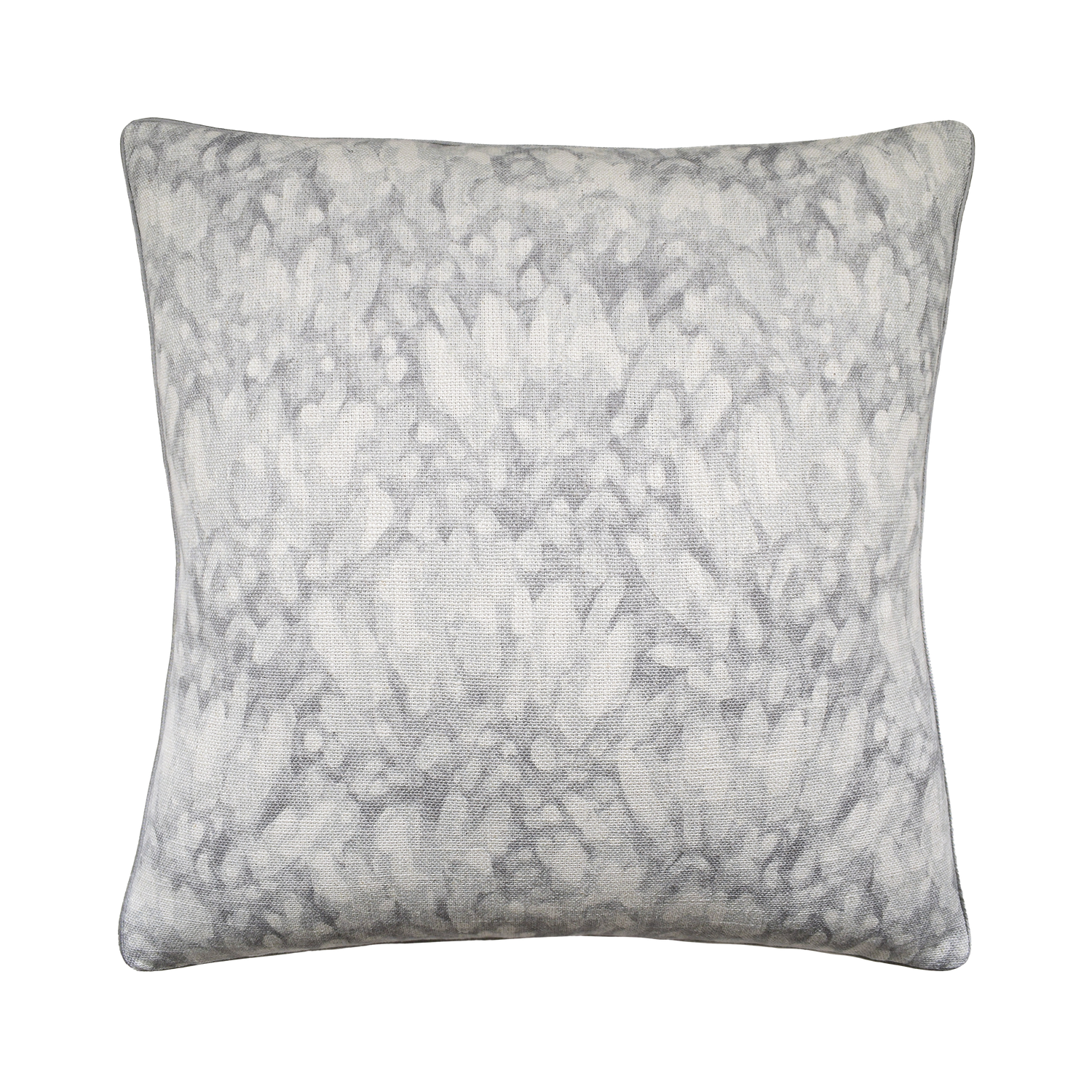 Drawing attention with captivating abstract design%2C the Meridian Pillow uses a fading design that is on a muted grey body.