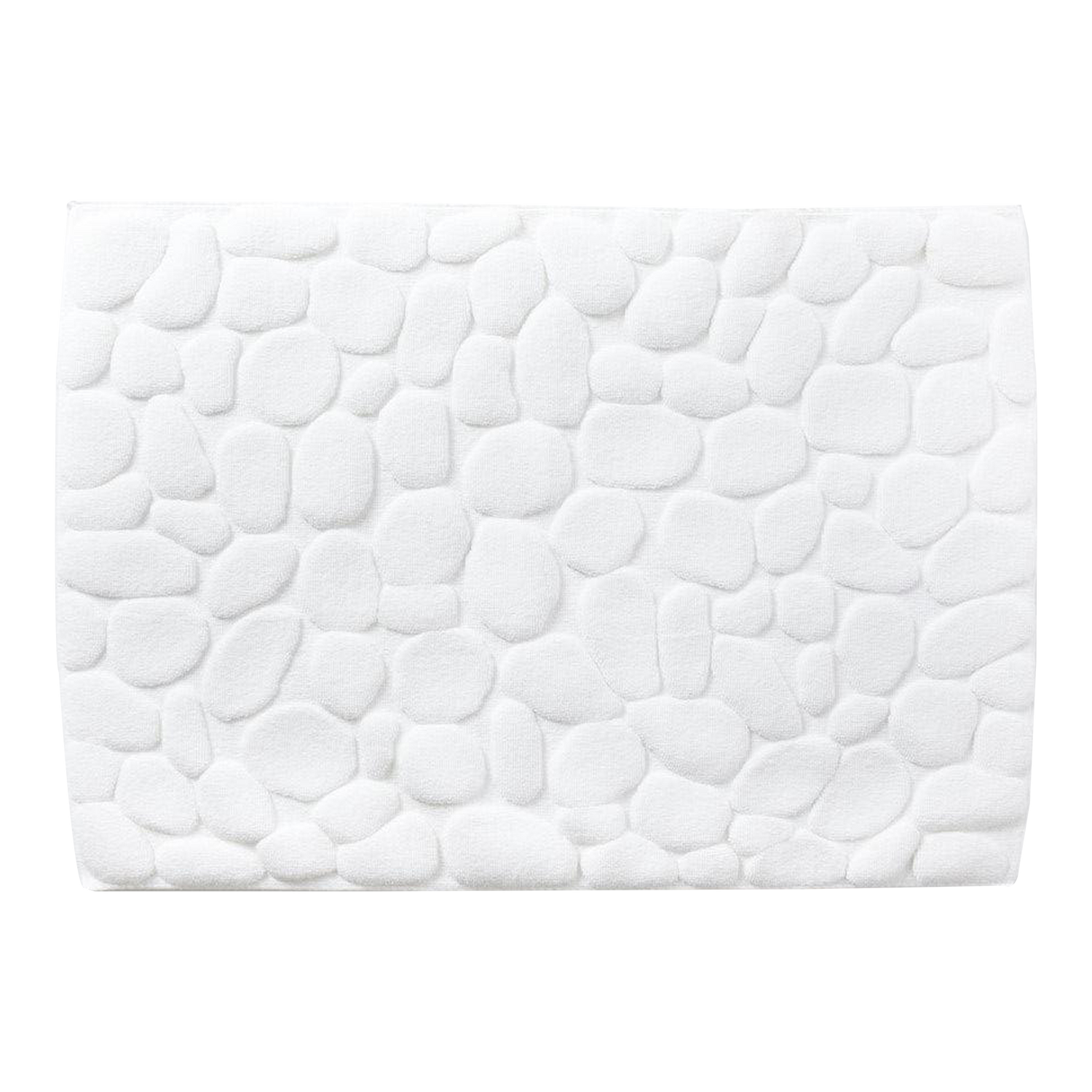 Inspired by the natural stones found in Japanese riverbeds%2C the Ishikoro Pebble Bath Mat was designed by Masaru Suzki and features a padded texture that feels great under your feet
