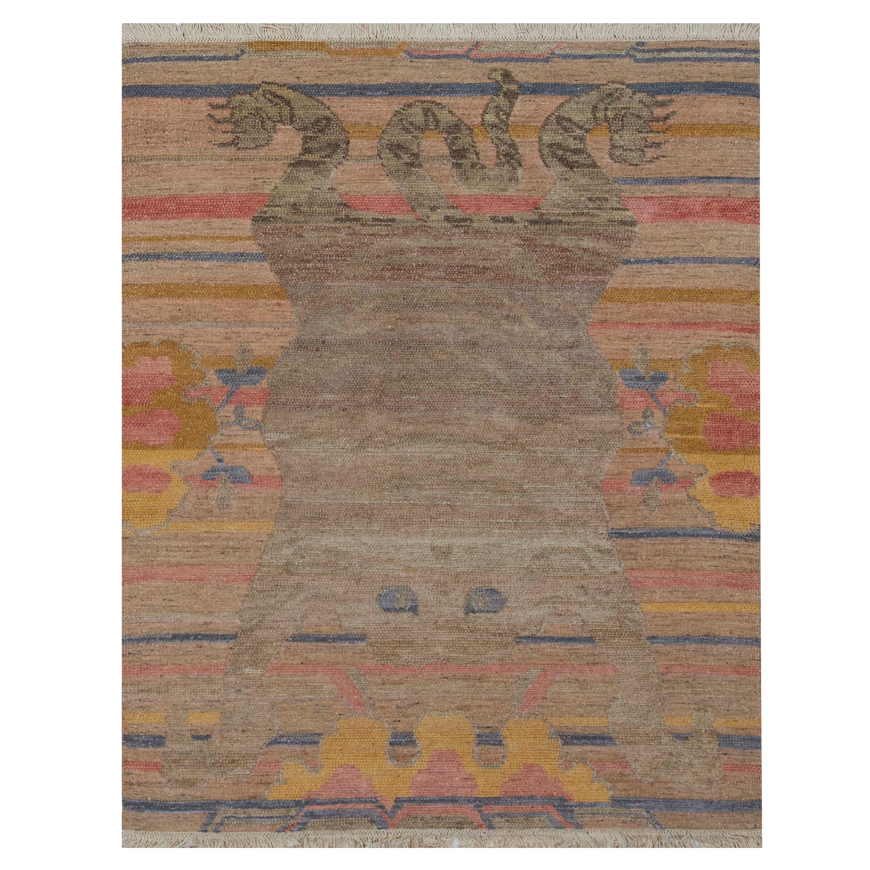 Antique Tibetan DD-428 Orange
