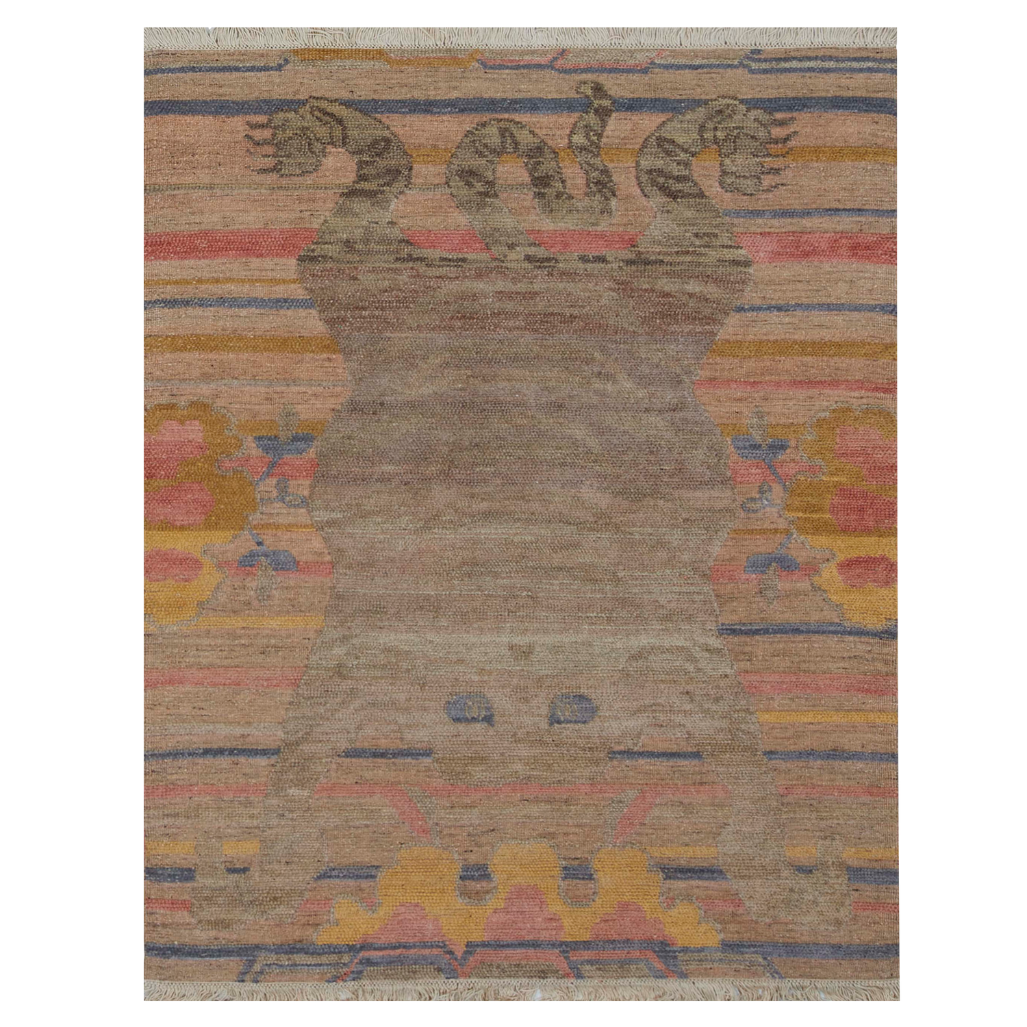 Antique Tibetan DD-428 Orange