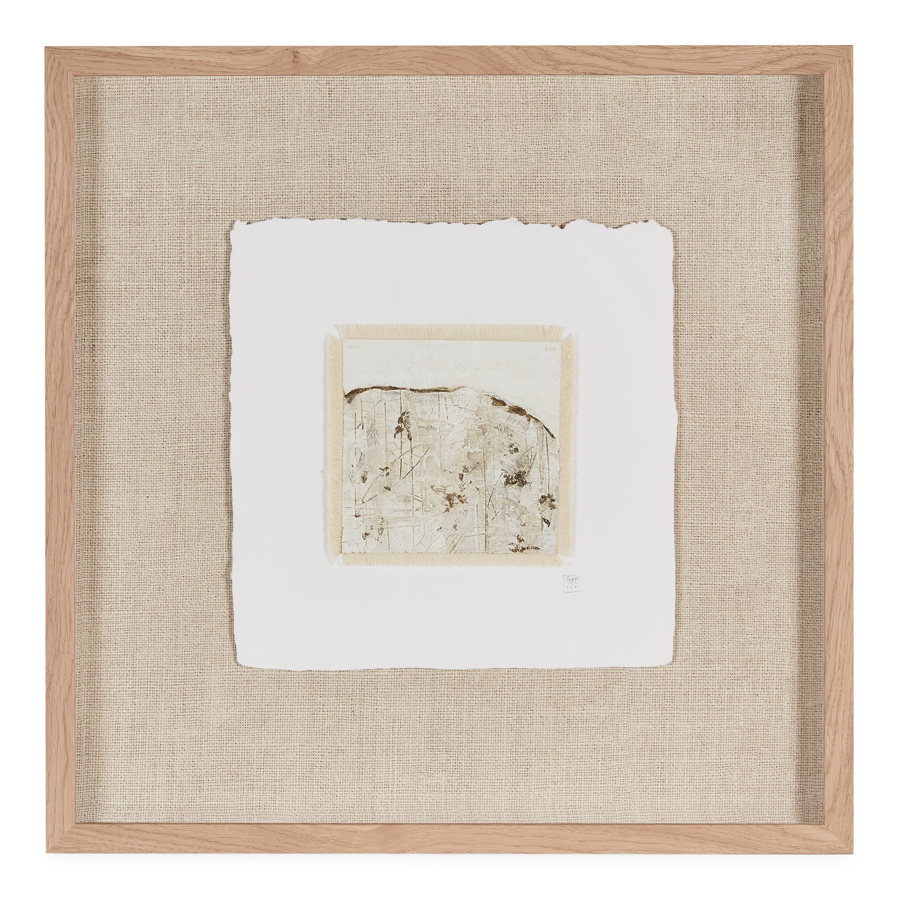 Encaustic Neutrals III