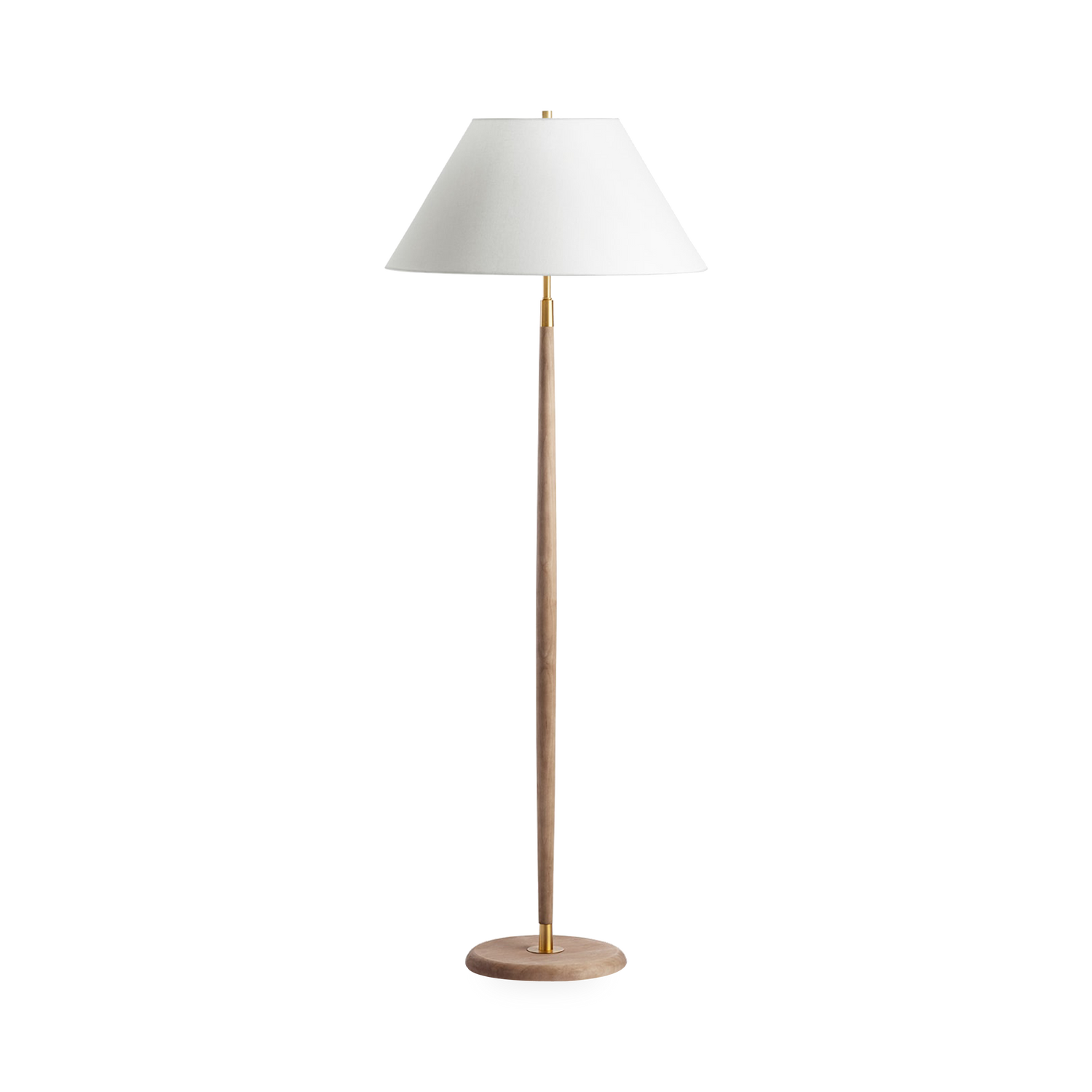 Add warm rustic tones to your space with the Portland Floor Lamp.