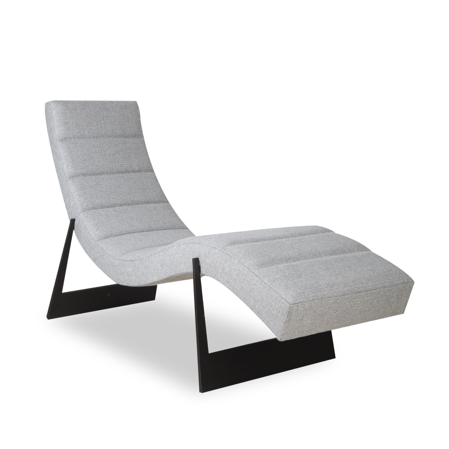 Blurring the lines of art and furniture%2C the Cleo Chaise%27s design serves dual purpose as both brutalist sculpture and chaise.