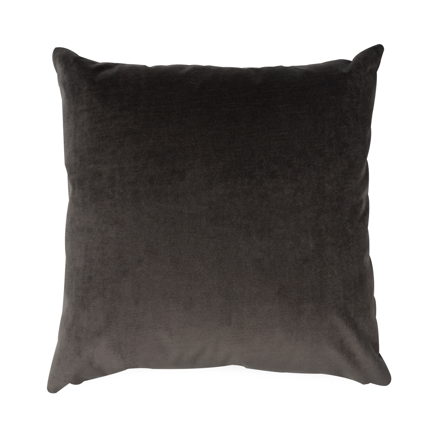 An elegant velvet pillow with gentle striation that creates subtle dimensions.