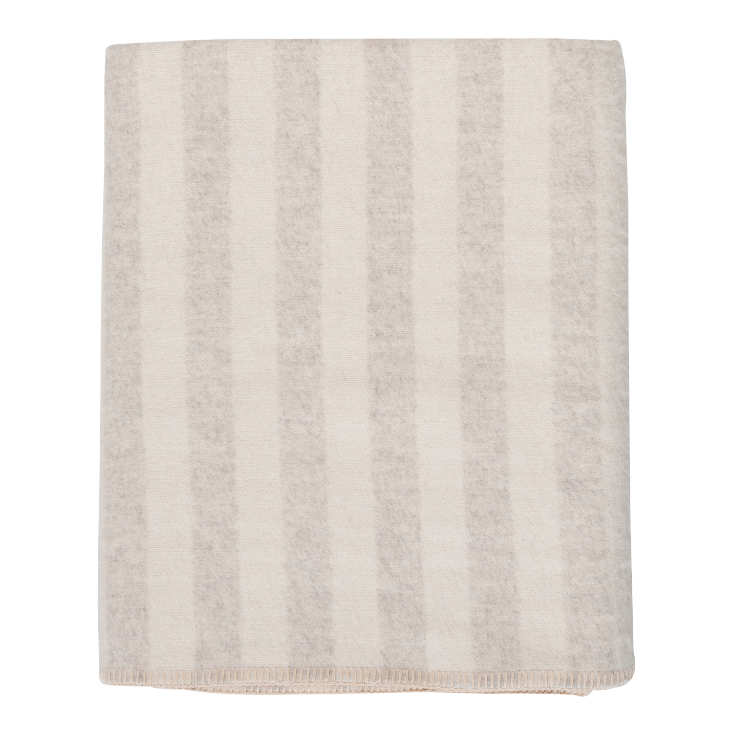 Presenting a luxuriously soft texture%2C the Stills Stripe Throw is woven with natural superfine alpaca wool and undyed Peruvian cotton.
