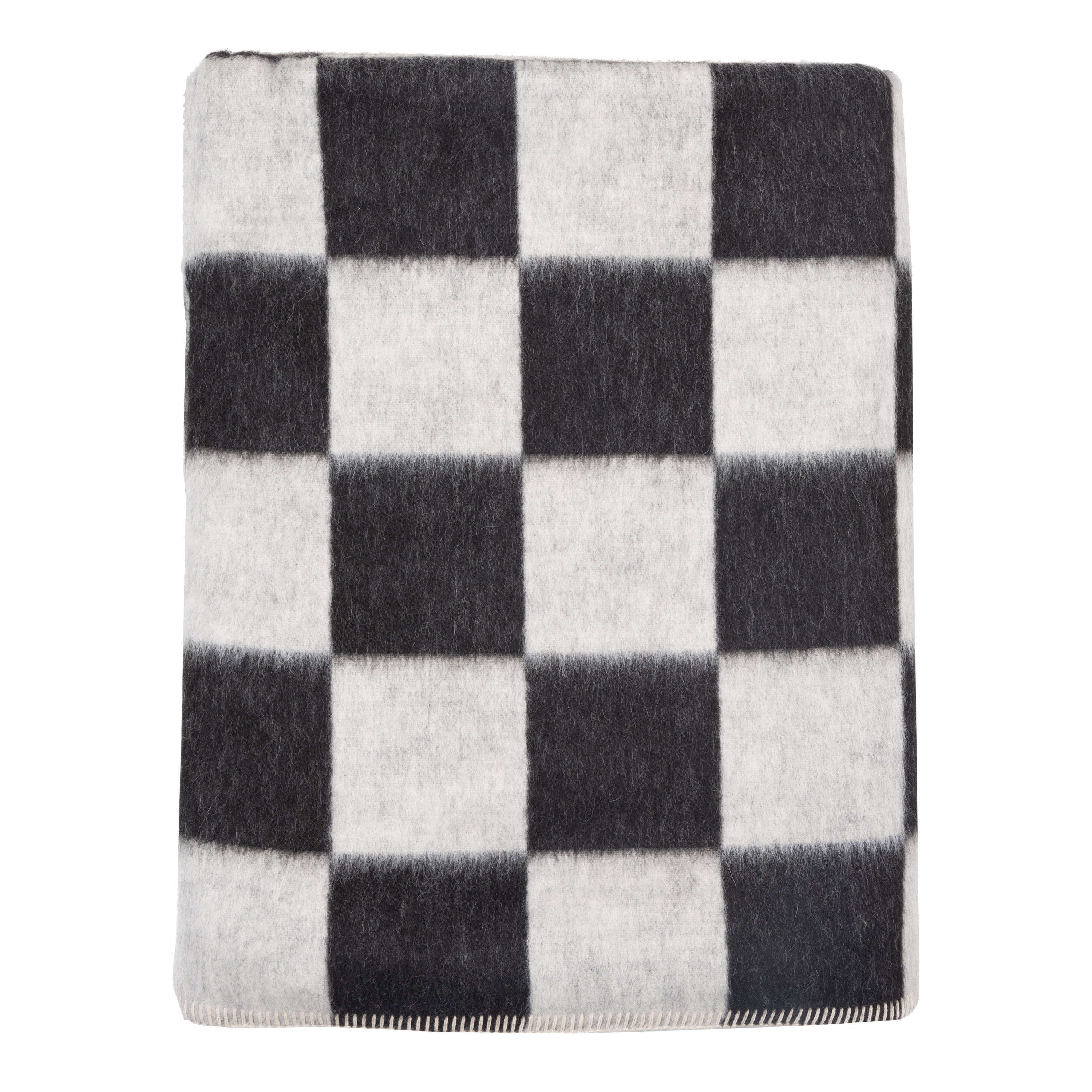 Presenting a luxuriously soft texture, the Crosby Check Throw is woven with natural superfine alpaca wool and undyed Peruvian cotton.