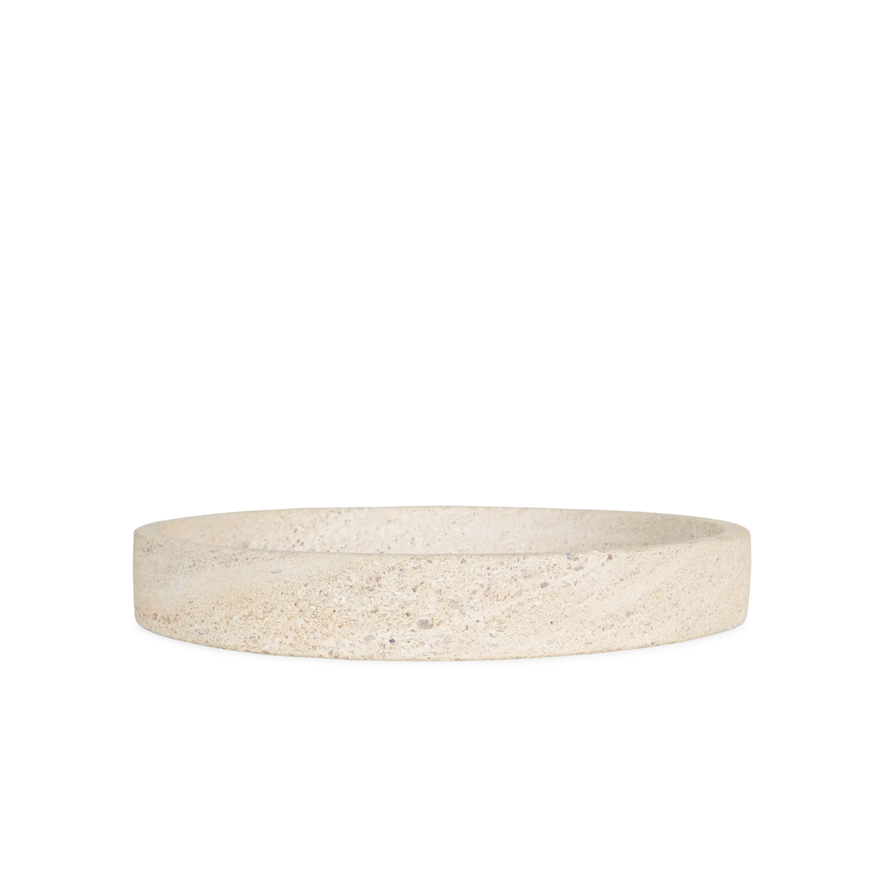 Round Travertine Tray