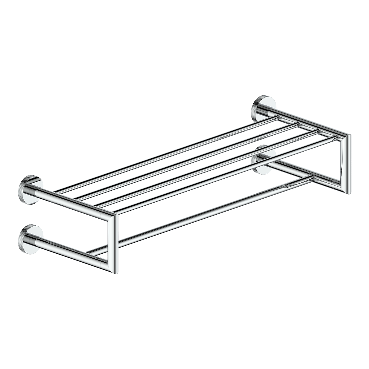 Soho Towel Shelf & Rail (Knurled)