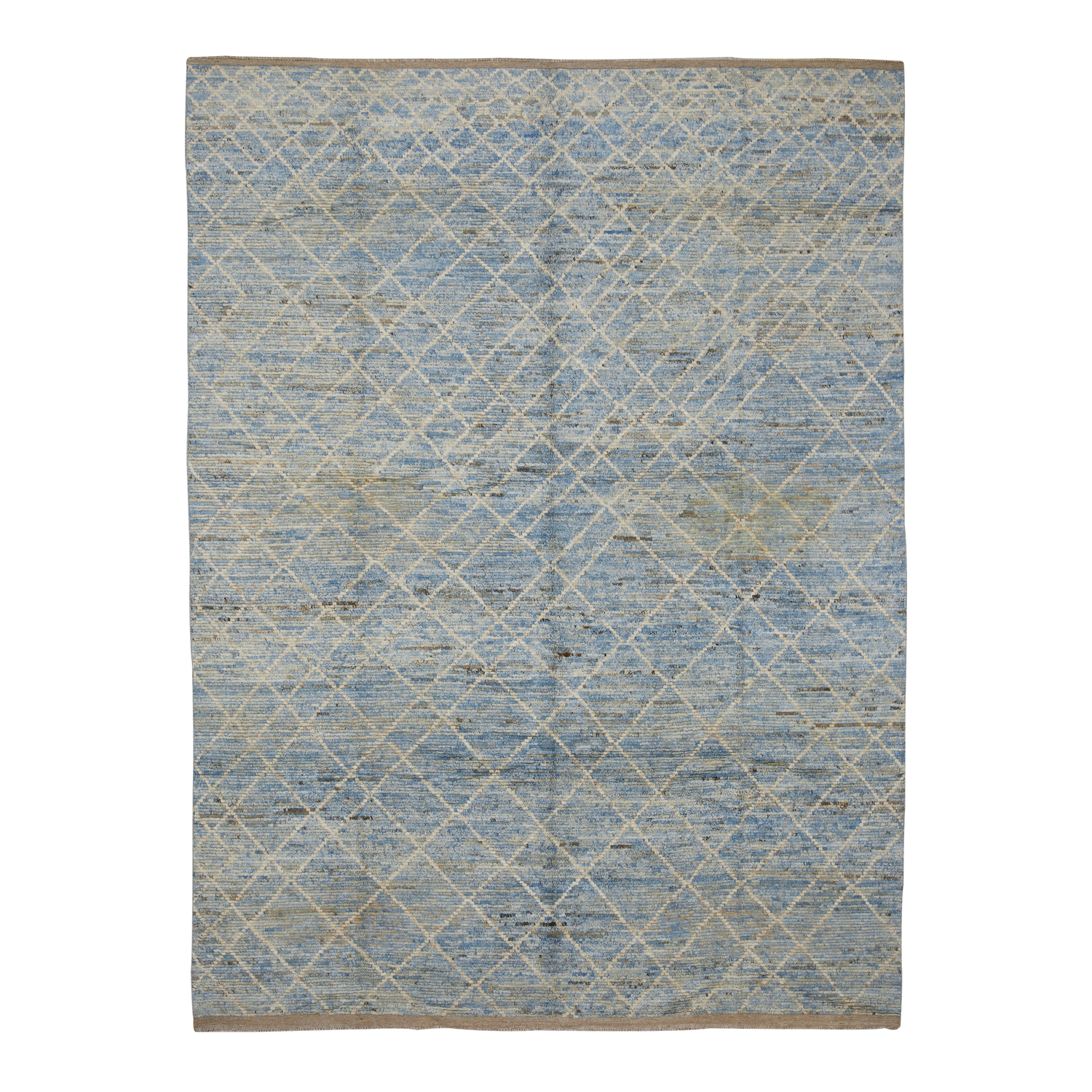 Characterized by its low pile and subtle sheen%2C the Kashkuli Revisited Collection features simplified and geometric designs.