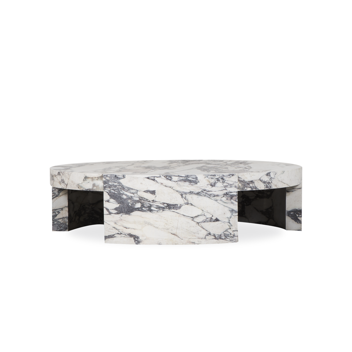 Inspired by iconic designs of the 1970s from celebrated mid-century designers Mario Bellini and Carlo Scarpa%2C the Shift Round Coffee Table is defined by its bold use of scale.