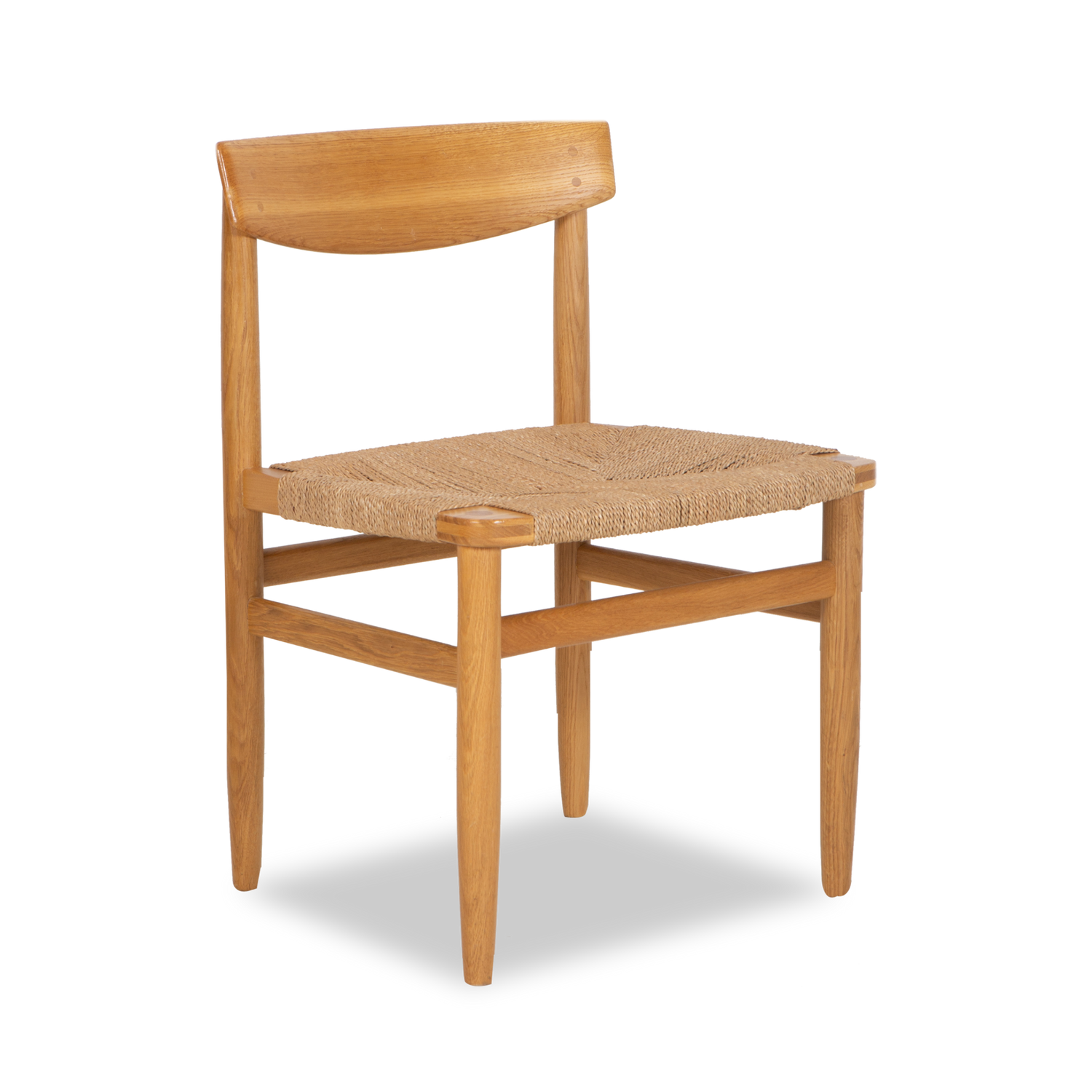 A display of fine craftsmanship%2C this vintage Model 537 %27Oresund%27 Chair was designed by B%C3%B8rge Mogensen and manufactured by Karl Andersson %26amp%3B S%C3%B6ner%2C circa 1960s.