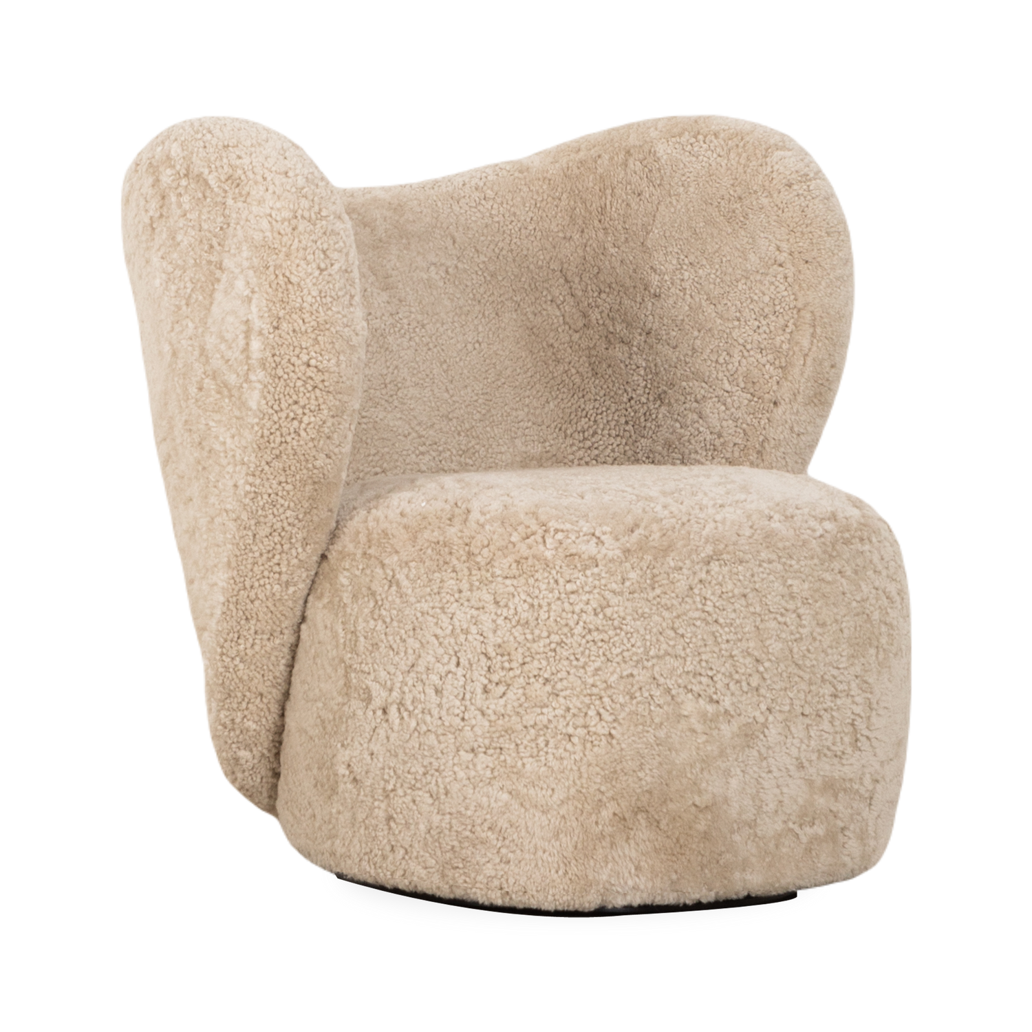 With a sculptural and organic shape%2C the Little Big Chair%C2%A0offers a bold silhouette%C2%A0with a%C2%A0welcoming presence.