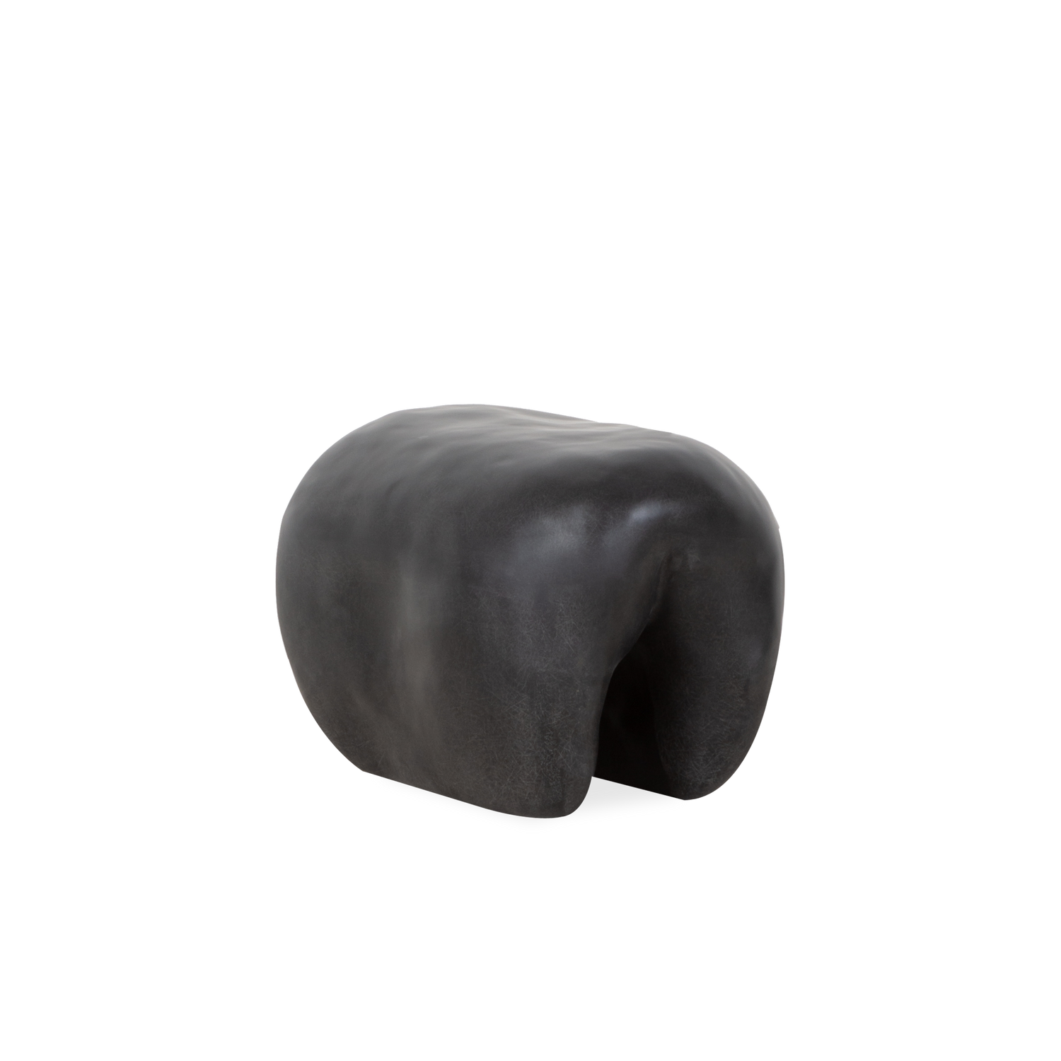 Unique and striking%2C the Tooth Stool%27s organic shape presents varying curves and textures at every angle.