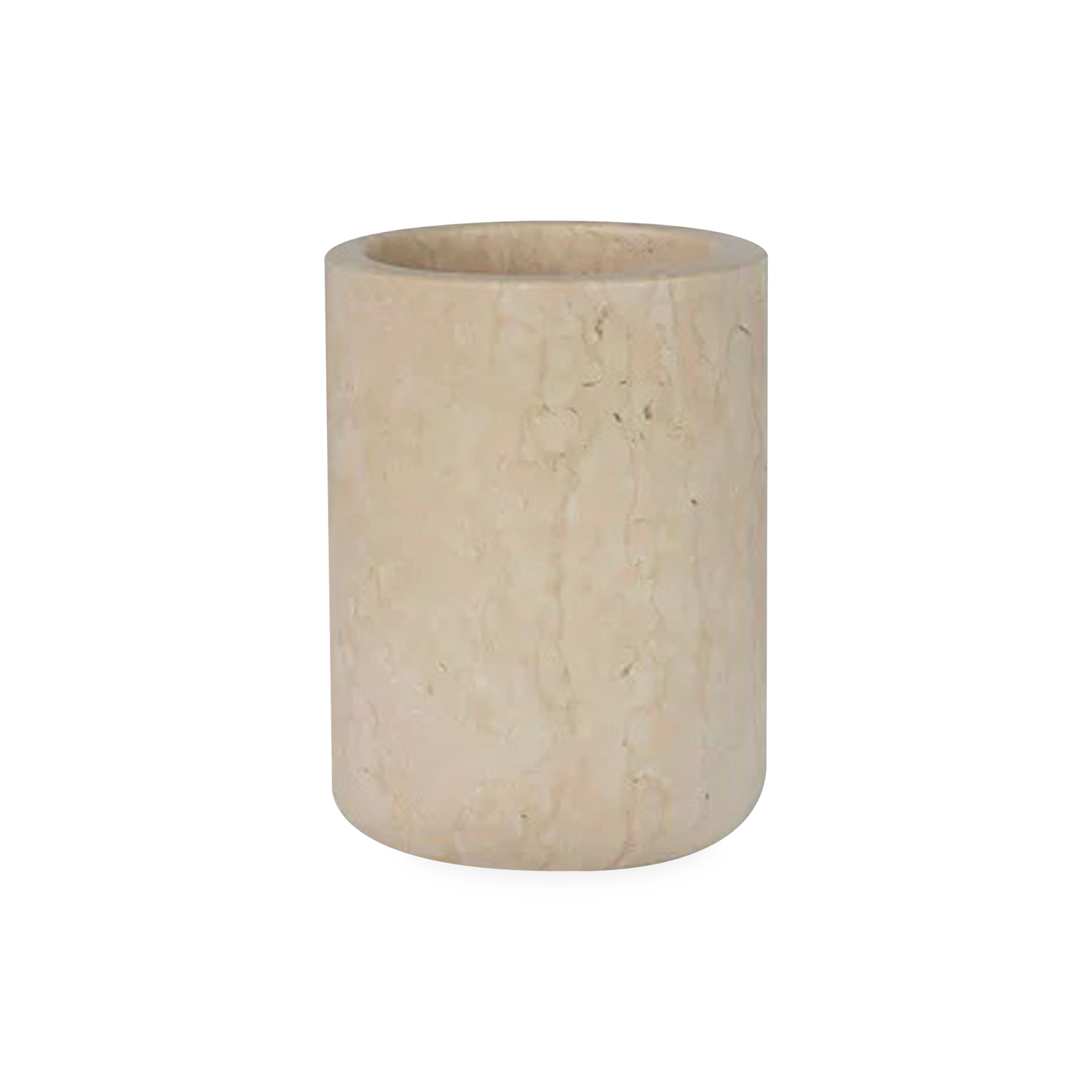 Bringing a luxurious atmosphere into your bathroom with the Marble Tumbler%2C this tumbler features an elegant cylindrical silhouette with soft edges.
