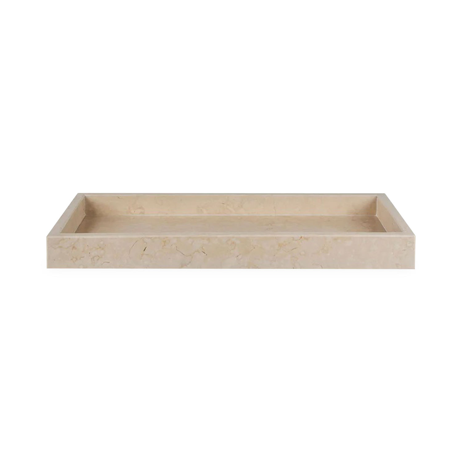 Bringing a luxurious atmosphere into your bathroom with the Marble Tray%2C this tray features a confident straight lines and elegant cornered edges.