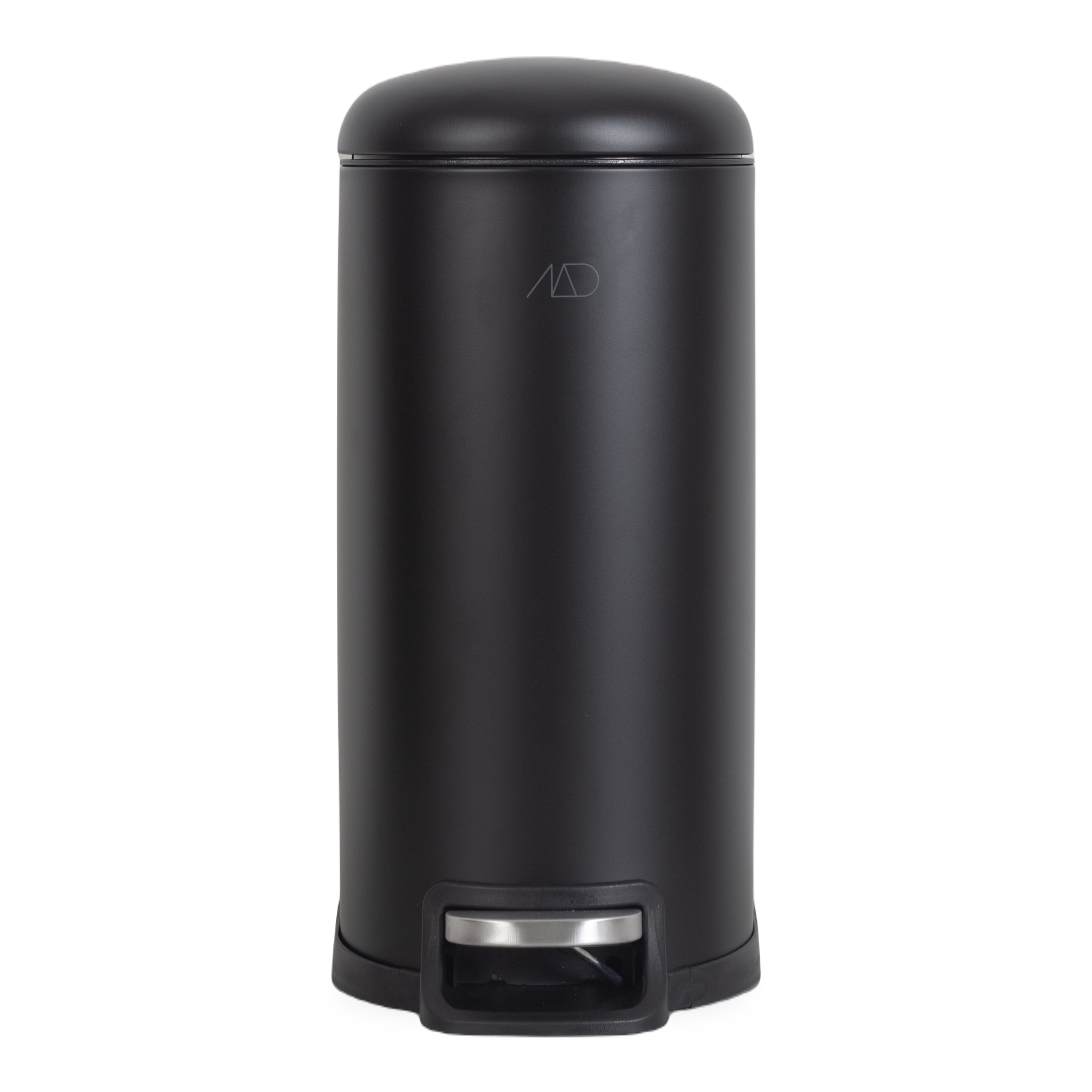 Defined by its rounded edges and sleek figure, the Metal Pedal Wastebin has a captivating, stylish design for spaces where you have limited surfaces, perfect for offices, kitchens 