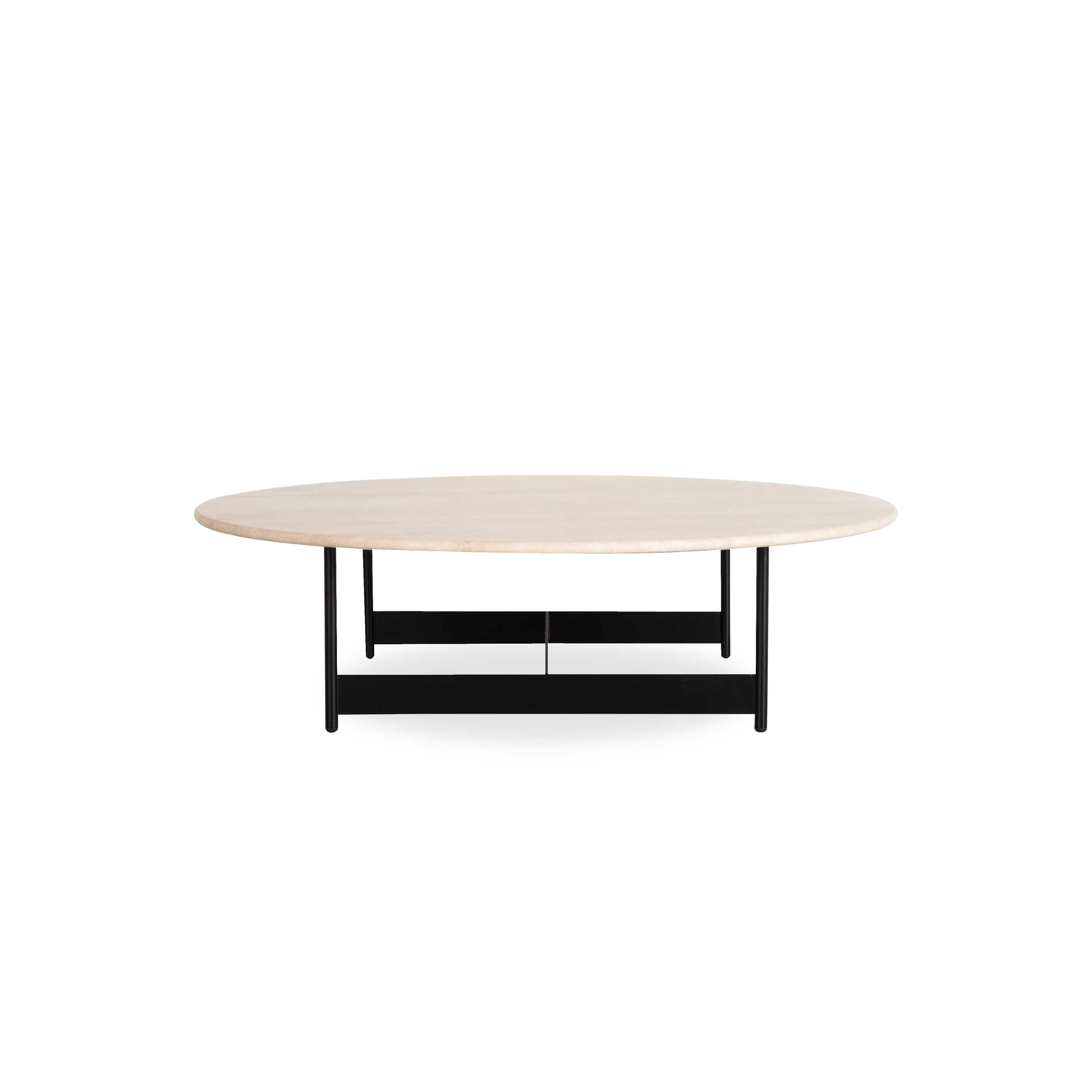 Claesson Koivisto Rune's Tokio Coffee Table seamlessly merges refined aesthetics with functional ingenuity, creating a harmonious interplay of geometric shapes and showcasing a bal