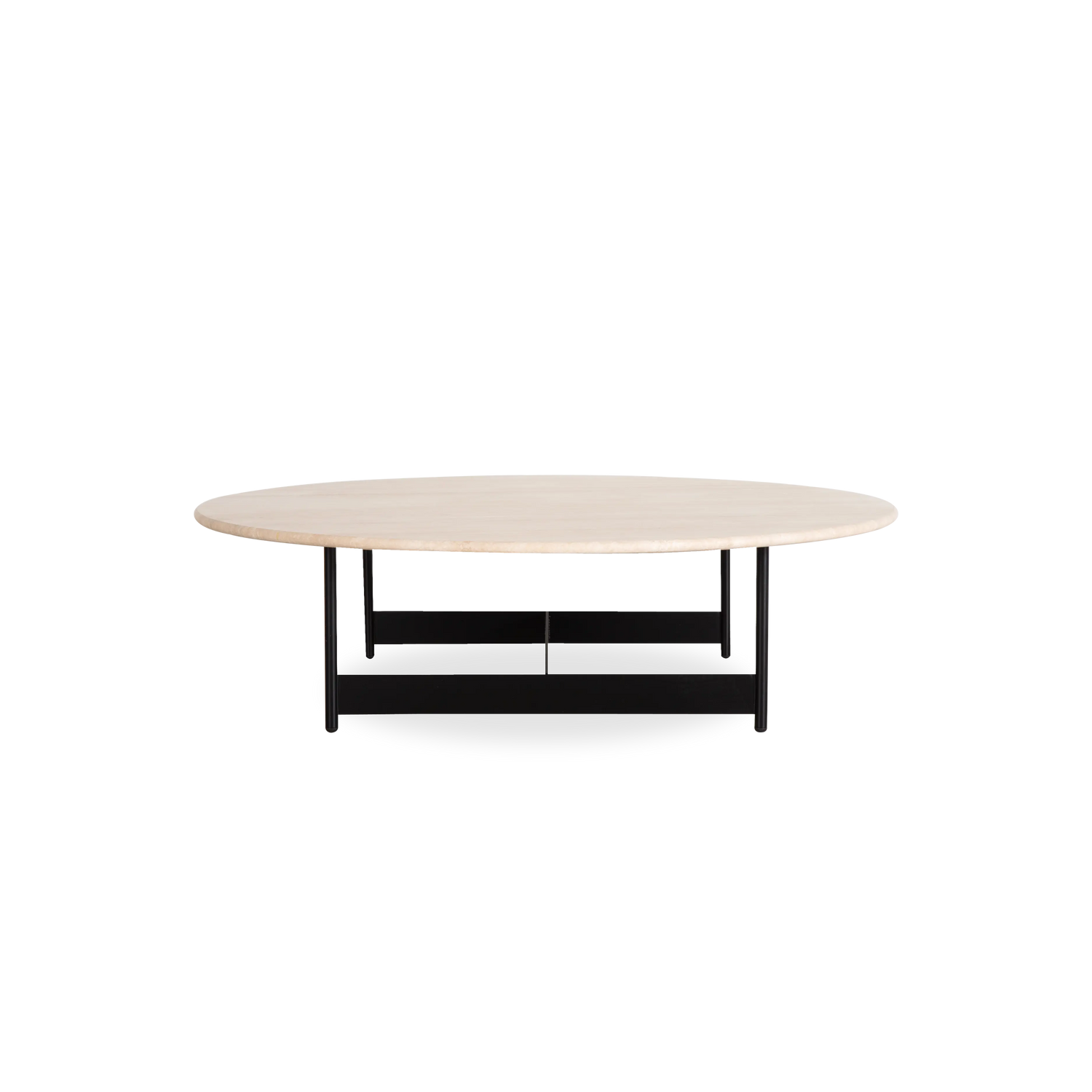 Claesson Koivisto Rune%27s Tokio Coffee Table seamlessly merges refined aesthetics with functional ingenuity%2C creating a harmonious interplay of geometric shapes and showcasing a bal